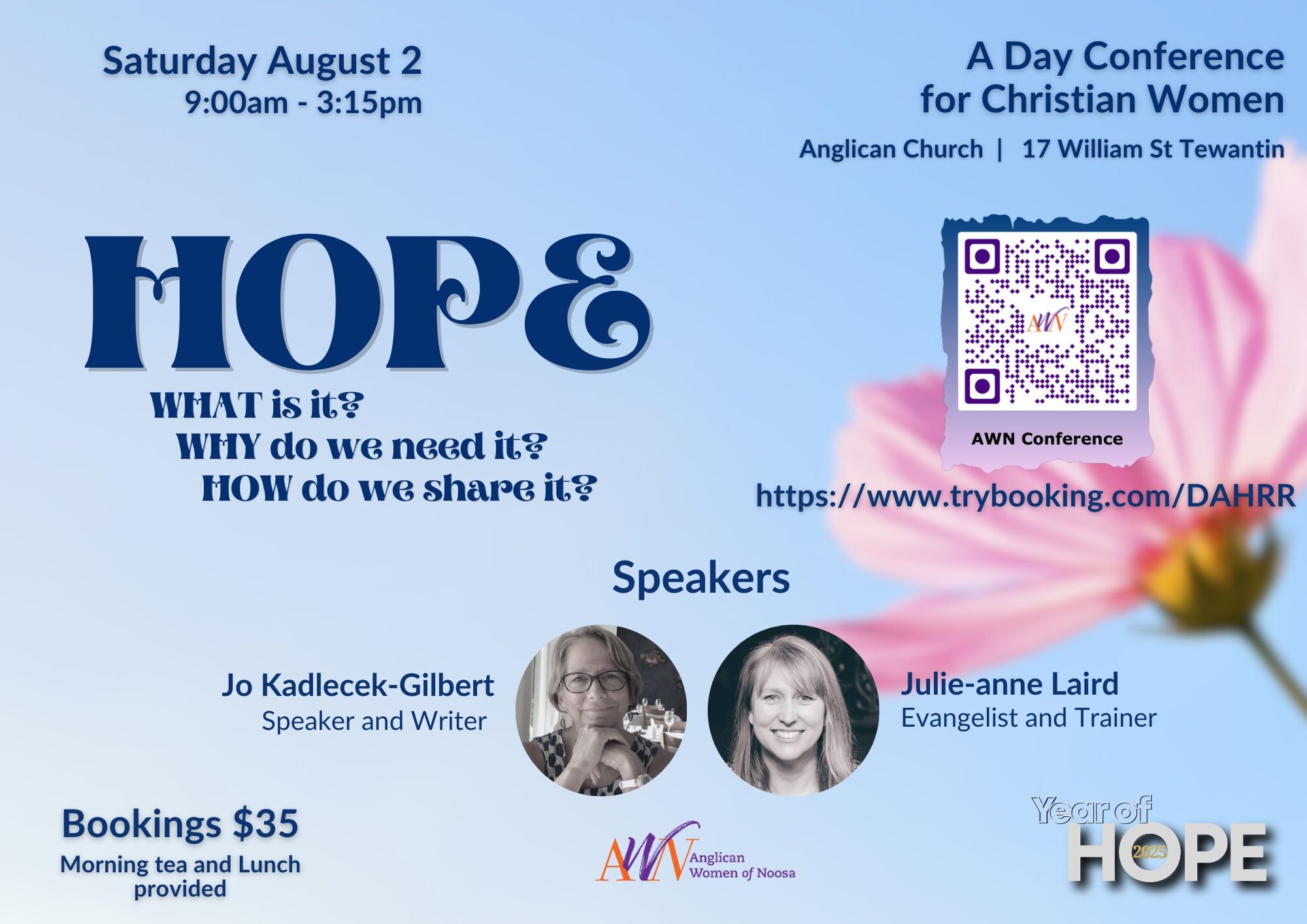 Womens Hope Conference Sat 2 Aug 2025 Tewantin