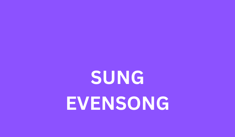 Sung Evensong, Sun 26 Apr 2026, 5pm, Buderim