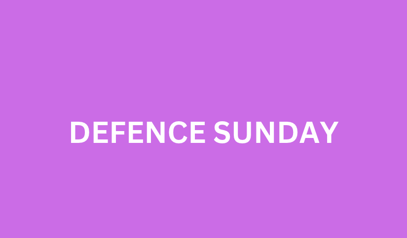 Defence Sunday, 9am Sunday 8 November 2026, Coolum