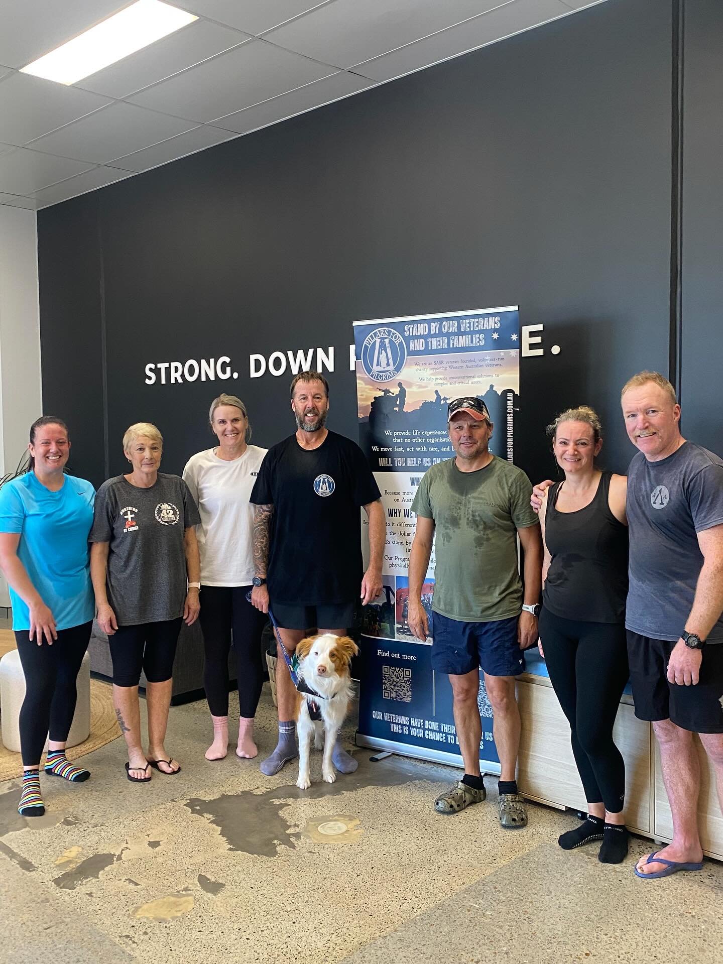 Thanks you so much @strongclarkson for hosting P4P veterans and family members today for the Sweat session! It&rsquo;s humbling to receive such generous support and your valuable time for those that have given so much!!! We are truely blessed to have
