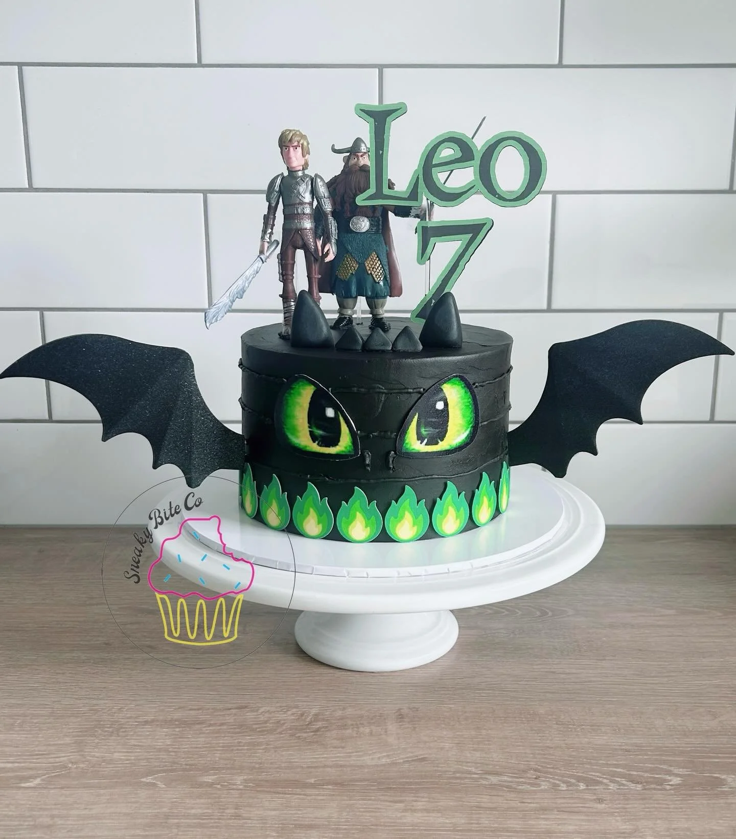 &ldquo;You have the heart of a chief&hellip;.and the sole of a dragon.&rdquo; 🐉

How to train your dragon cake. 🖤💚

Character figures supplied by customer.
🎂 Chocolate mud. 
.
.
.
.
.
#howtotrainyourdragoncake #dragoncake #geelongcakes #teesdaleb