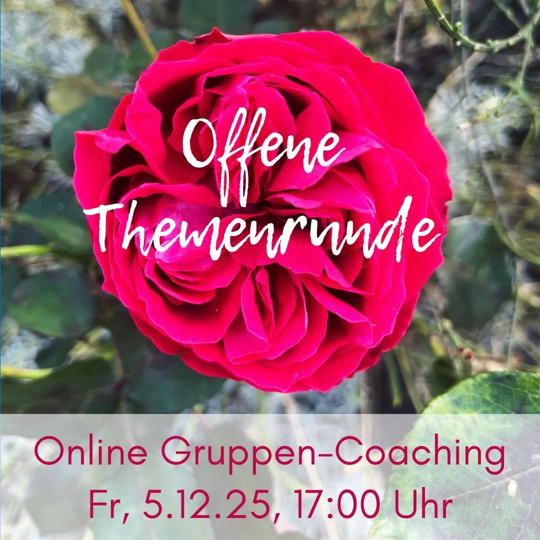 Online Gruppen-Coaching - offene Themenrunde