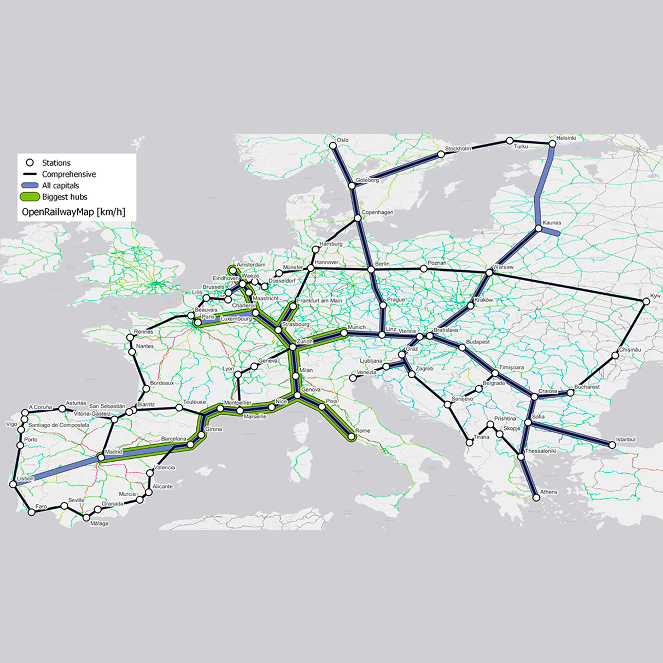 Hyper4Rail publishes first European Hyperloop network assessment