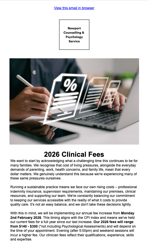 January Newsletter