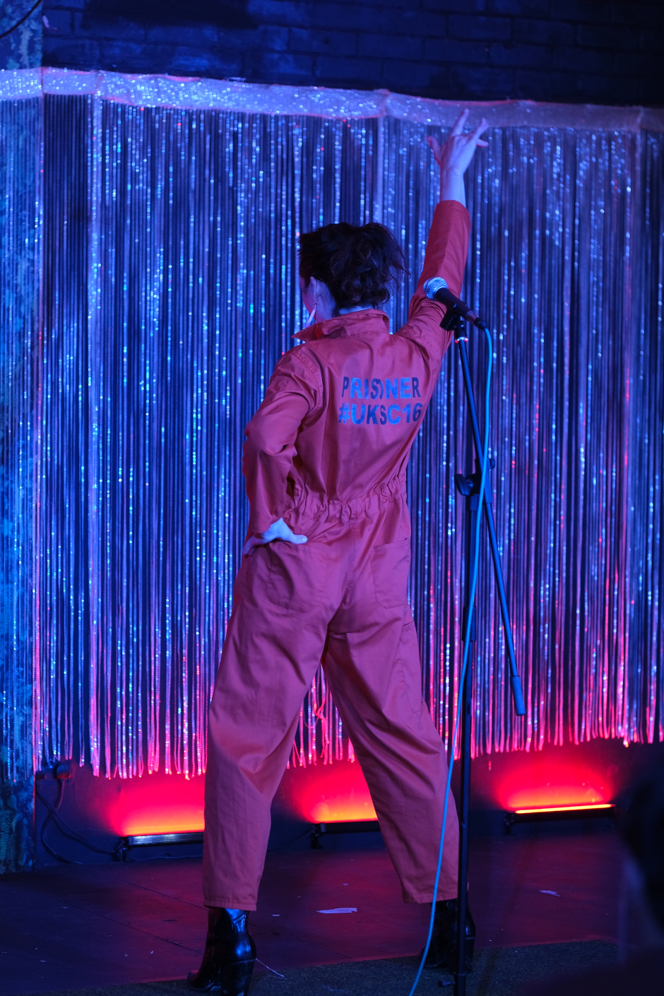 From 'Wanted! Dead & Alive' at Tit4Tat Cabaret Sept 2025, photo credit - @squidcut_