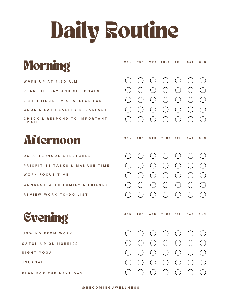 Daily Routine Reset