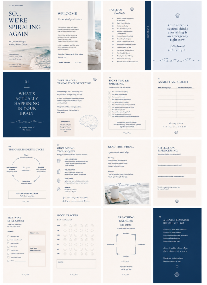 So… We’re Spiraling Again: An Overthinking & Anxiety Reset Guide