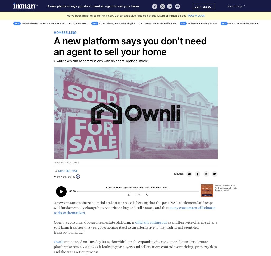 Inman Article Example