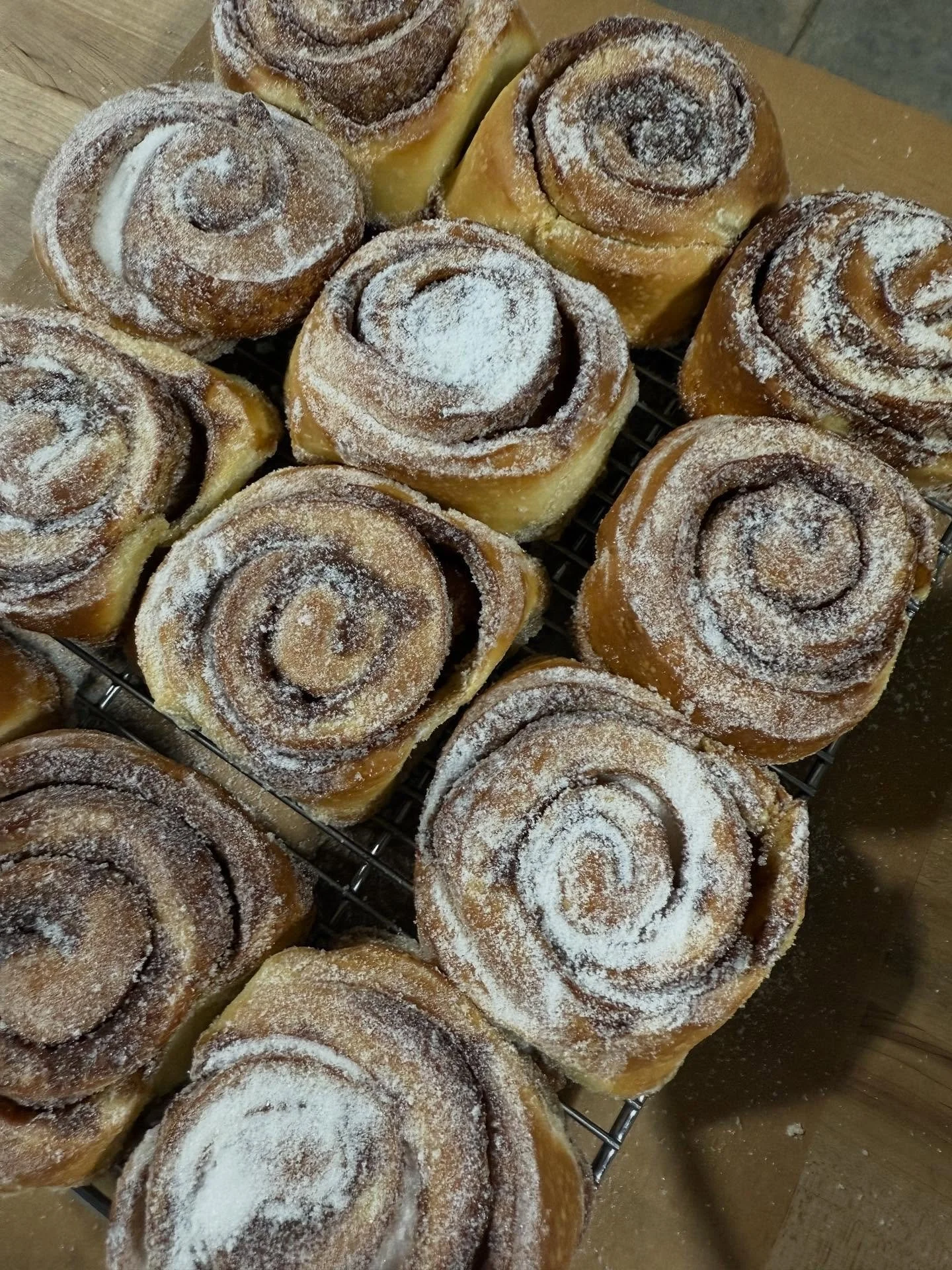 Morning buns hot out of the oven for the Fall Festival at the @countryclubofpetersburg today.  Cake walk here we come! #livingthedream #buildingsilveroakfarm #farmerbaker @pgcountyva @visitpetersburgva @vafarmbureau