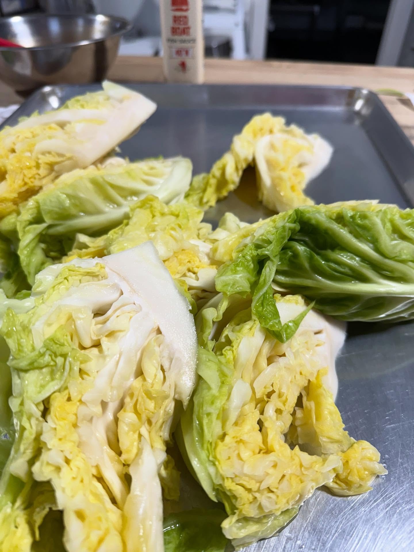 Sunday&rsquo;s at SOF. Brined cabbage to kimchi. Now we wait. Finally got the dahlias out of the ground, washed, and split. Dahlias are the biggest diva flowers we grow. Still can&rsquo;t decide if they are worth the trouble.  This farm is good to us