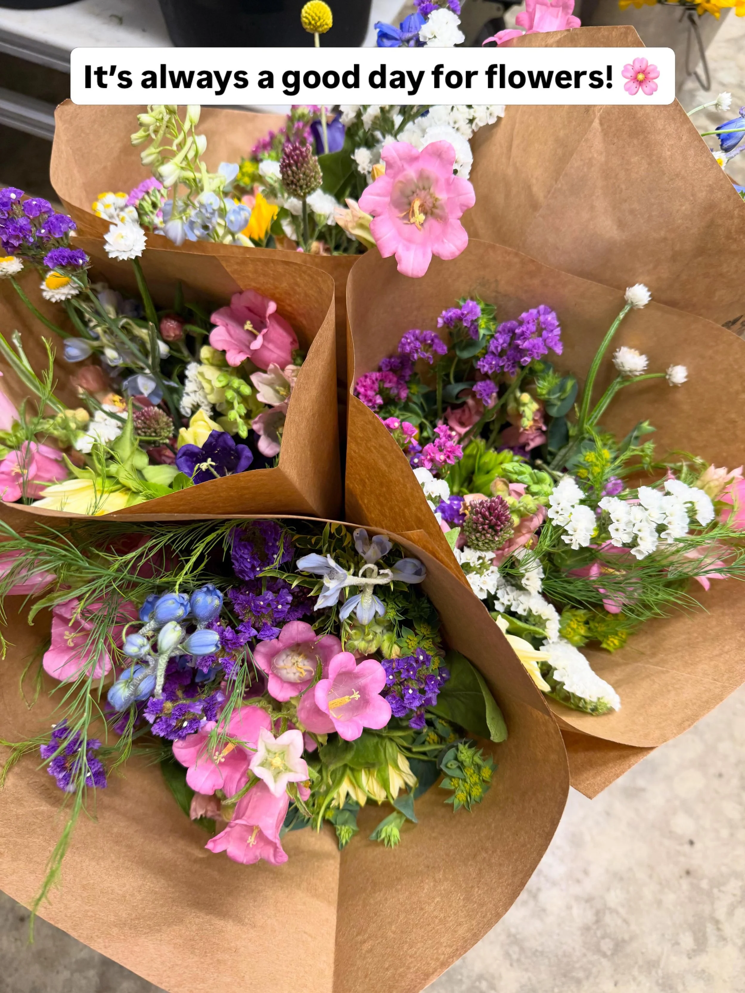 &ldquo;Pretty in pink&ldquo; continues this weekend. Our all pink bouquet special is back, $10. Mixed bouquets, $15. Where to find SOF flowers? Cedar Lane &amp; Co (mixed bouquets only) Thursday 5/28 *while supplies last. Clucks &amp; Ducks Homestead