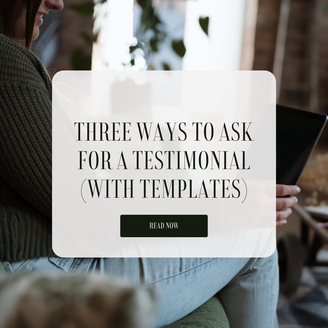 Three ways to ask your clients for feedback (templates included)
