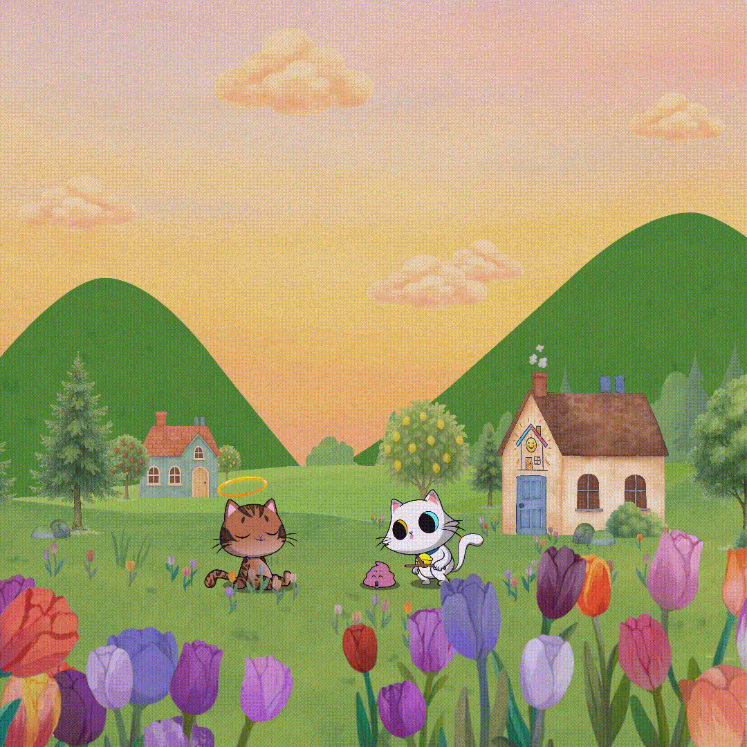 Whiskers In The Meadow.gif