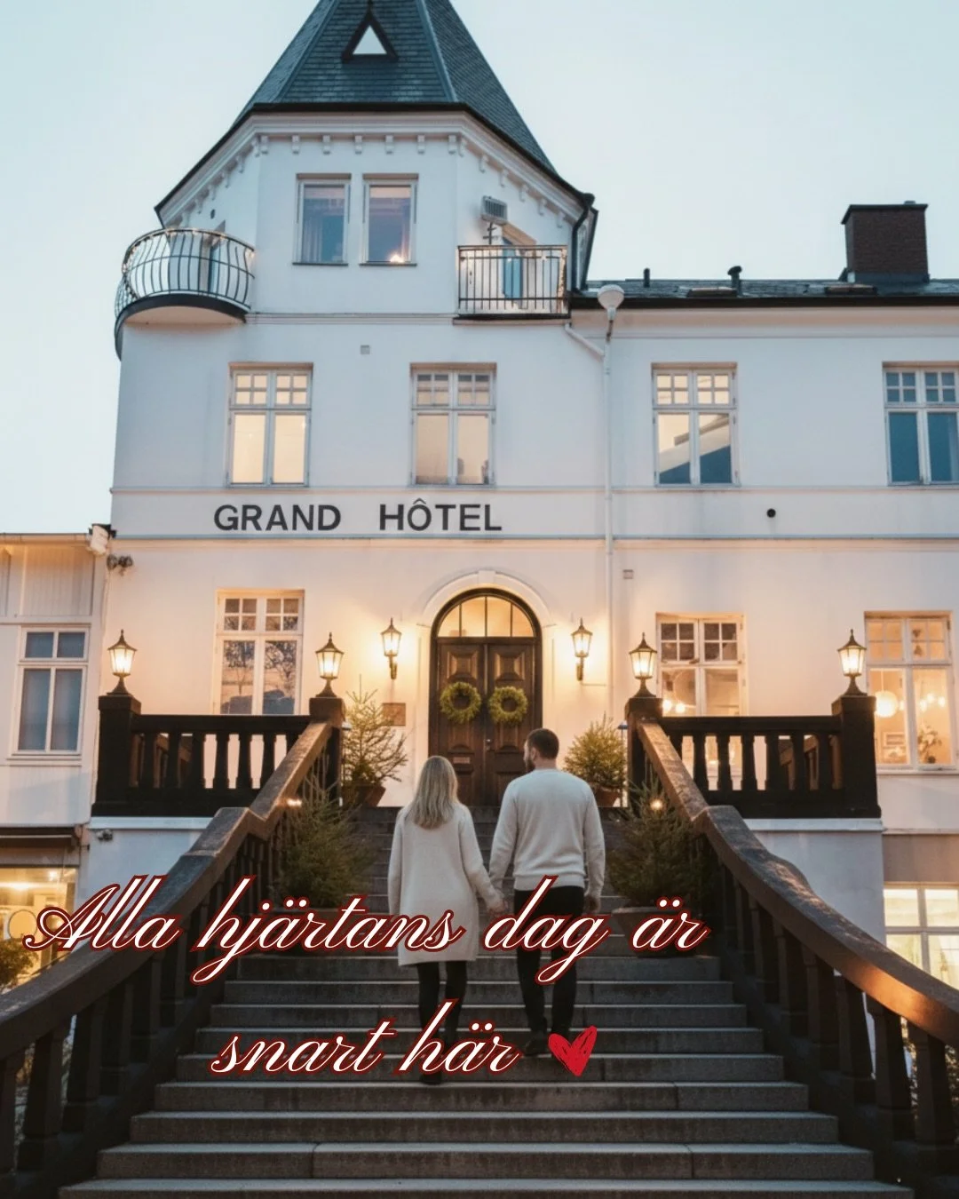 💌 Alla hj&auml;rtans dag &ndash; 14 februari 2026 💌
Fira k&auml;rleken med en romantisk vistelse p&aring; Grand Hotel M&ouml;lle.

Checka in f&ouml;r en kv&auml;ll skapad f&ouml;r tv&aring; och njut av:
✨ &Ouml;vernattning i vacker milj&ouml;
🍽️ E