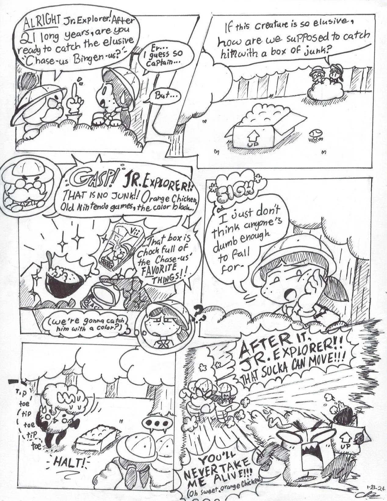 Introduction Comic — Chasemanimations