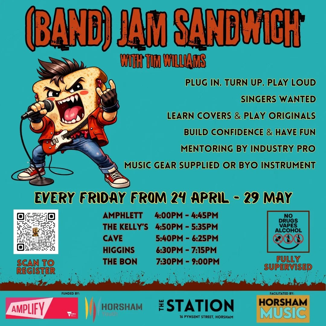 Jam Sandwich is back on in 2026. Join me and learn how to jam in a band situation, tips, tricks, how to&rsquo;s and everything in between of how to play, perform and create live music.

Bigger, better and improved format on last year&hellip; Let the 