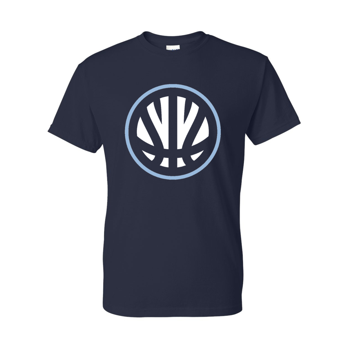 Basketball tshirt 2 - Navy.png
