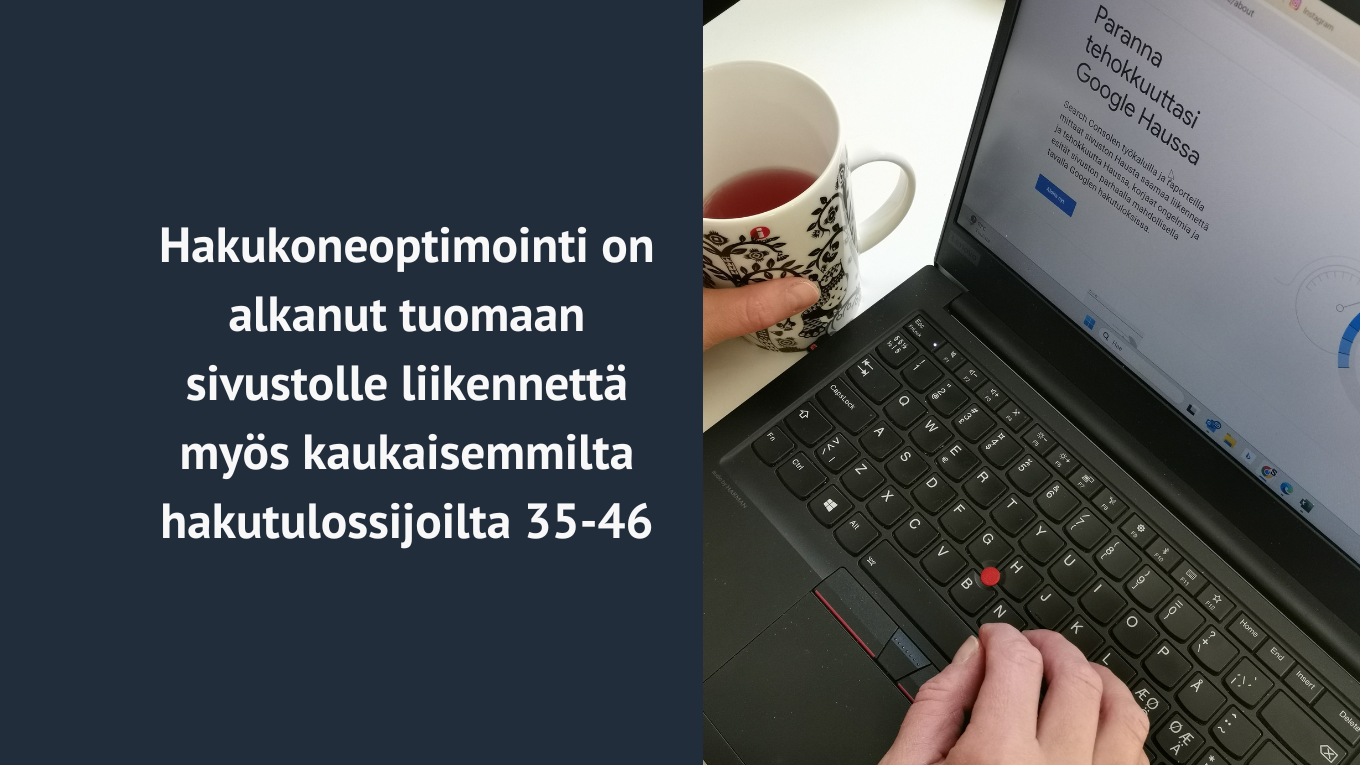 Sivustosi voi saada Googlesta liikennettä, vaikka se ei sijoittuisi TOP10-hakutuloksiin
