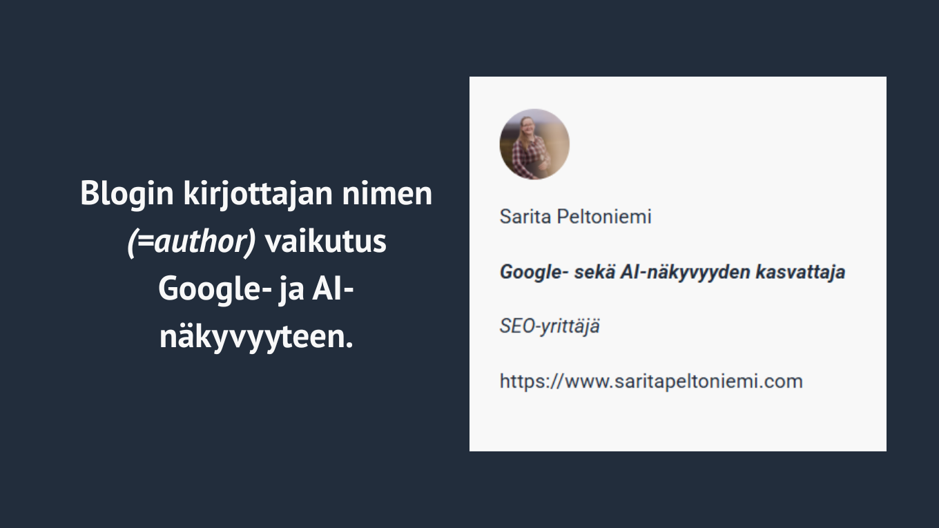 Kirjoittajan nimen kertominen blogiteksteissä - tästä syystä se on tärkeää