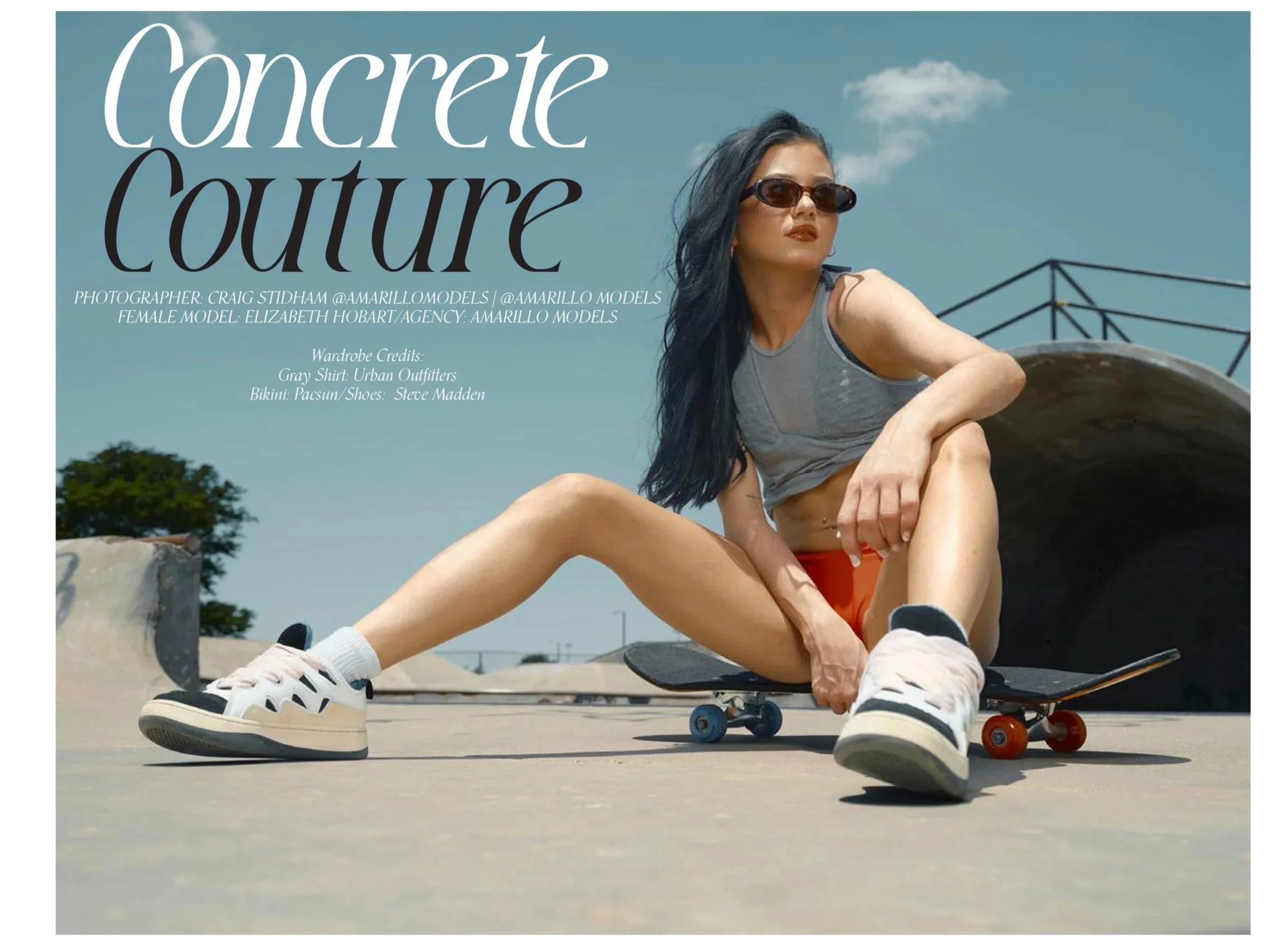 Liz: Model from Lubbock Texas from the Amarillo Models Agency Published in fashion magazine