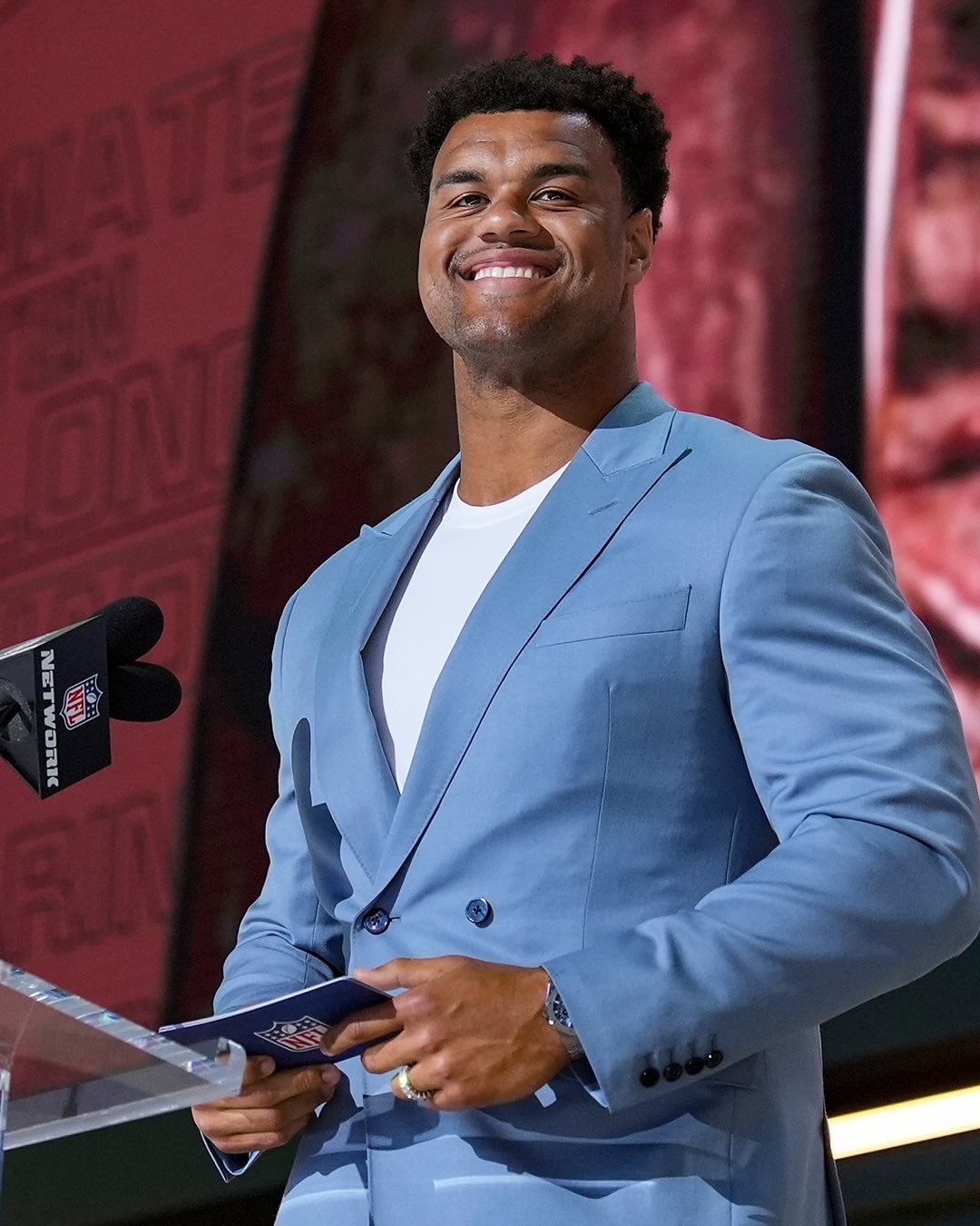 @arikarmstead made us proud Thursday night at the #NFLDraft 🔥👏