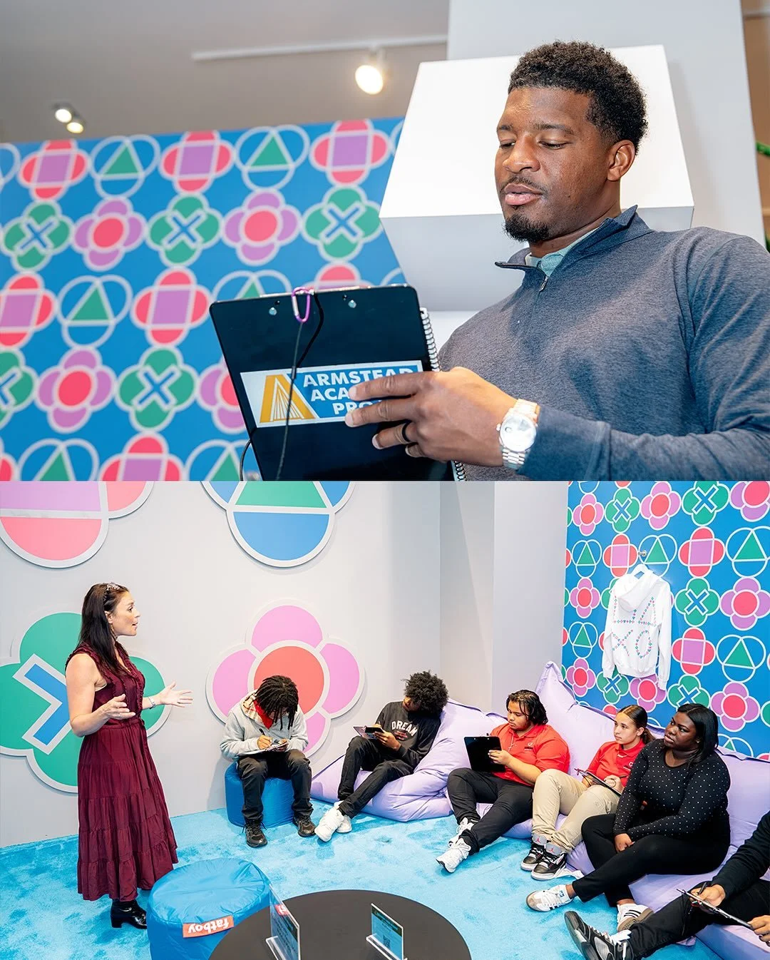 Highlights from AAP’s Stay Hungry Career Camp with @wearedream, @jaboowins and @Bloomingdales 🛍️🏈
Stay Hungry Career Camps empower kids to continue to unlock their passions and shine light on different industries 💪