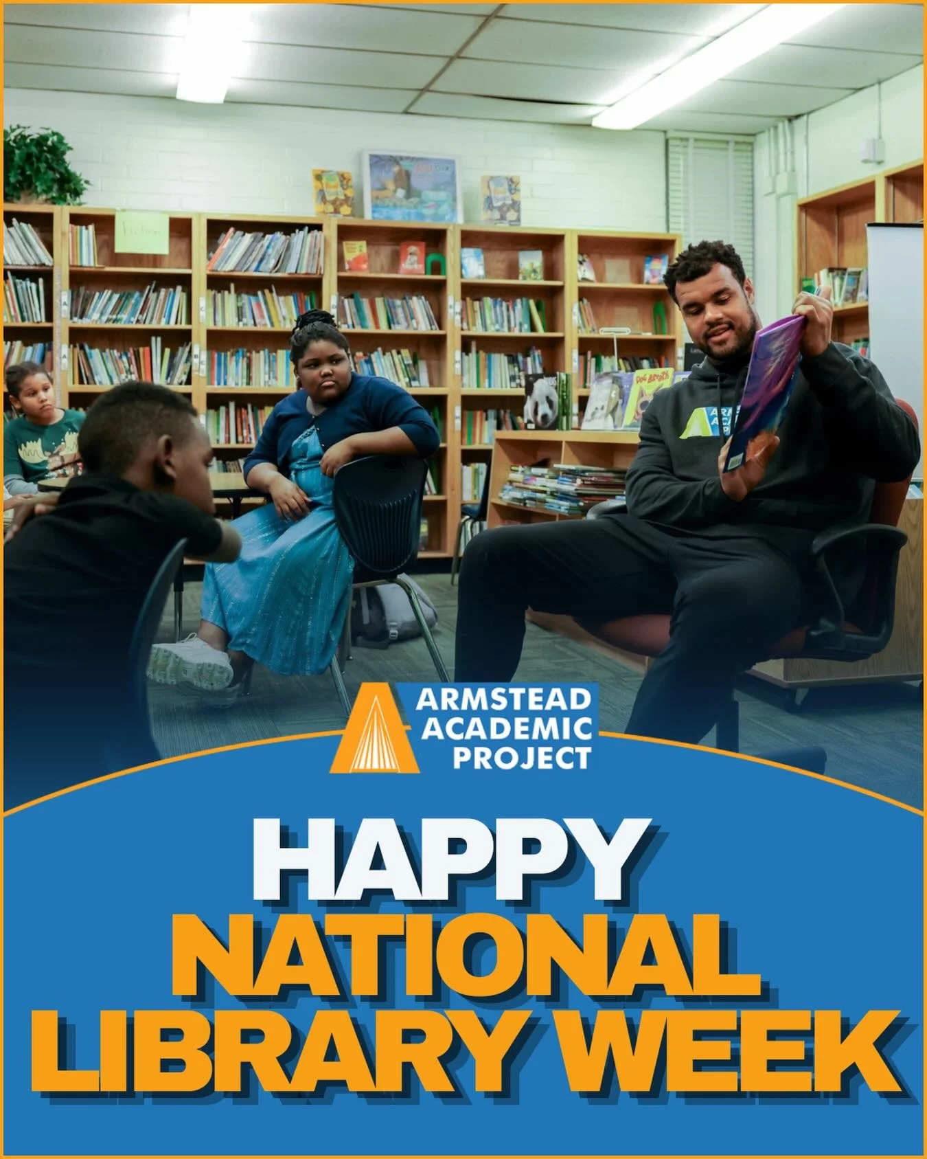 📚 Today marks the start of National Library Week!

Moments like these show the power of a simple story. The Armstead Academic Project celebrates spaces where curiosity grows and young minds thrive.