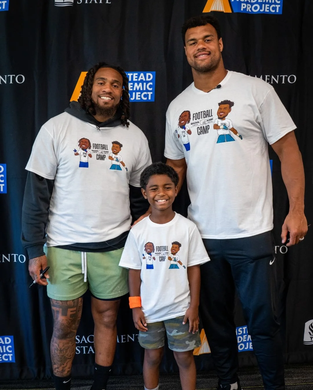 One week ago 🏈 @shaqthompson x @arikarmstead Youth Football Camp
