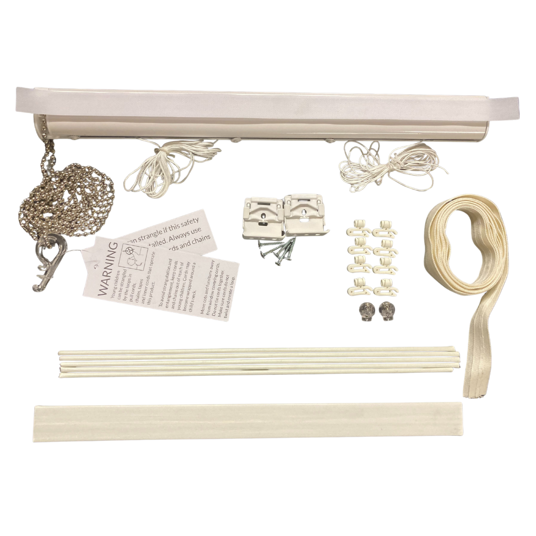 Complete Roman Blind Kit 40cm - 90cm width