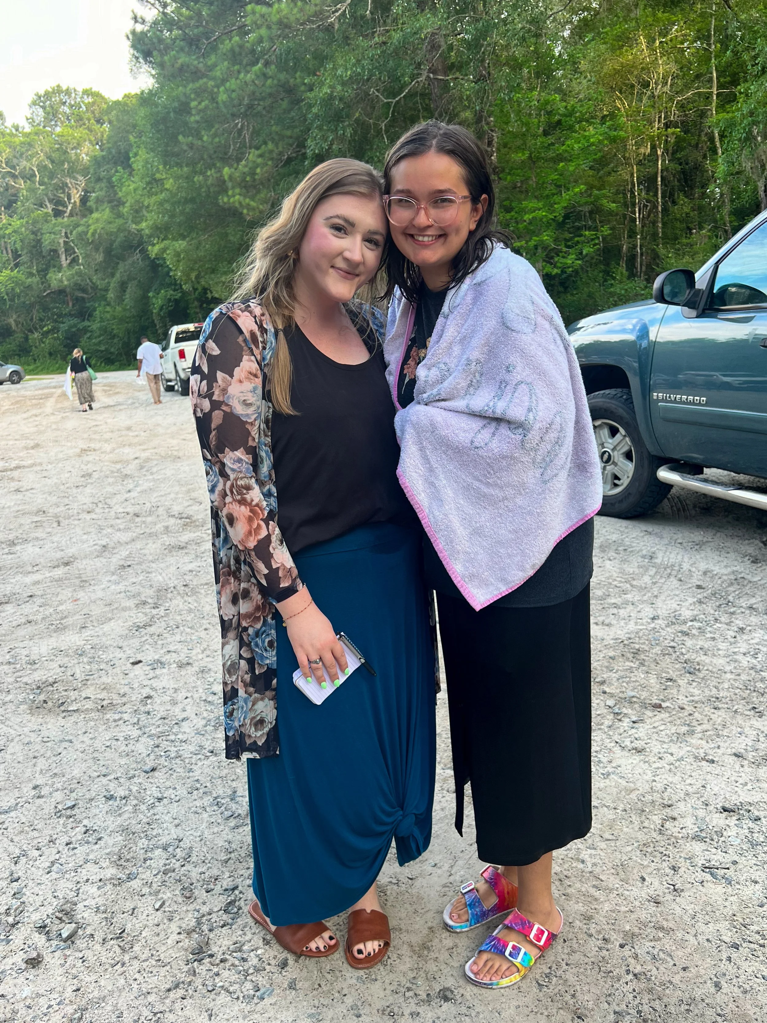 kayla and madeline at baptism.JPG