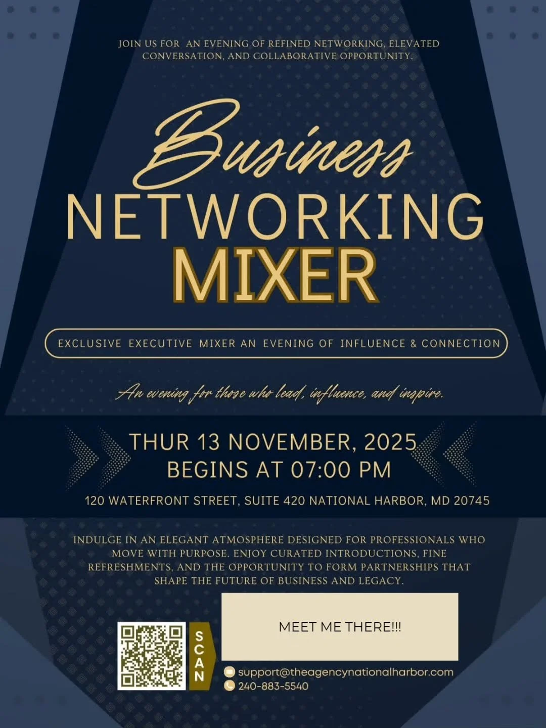 Join ME Tomorrow.....
Thursday, November 13, 2025 at 7:00PM!

📍120 Waterfront Street, Unit 420
Oxon Hill, MD 20745