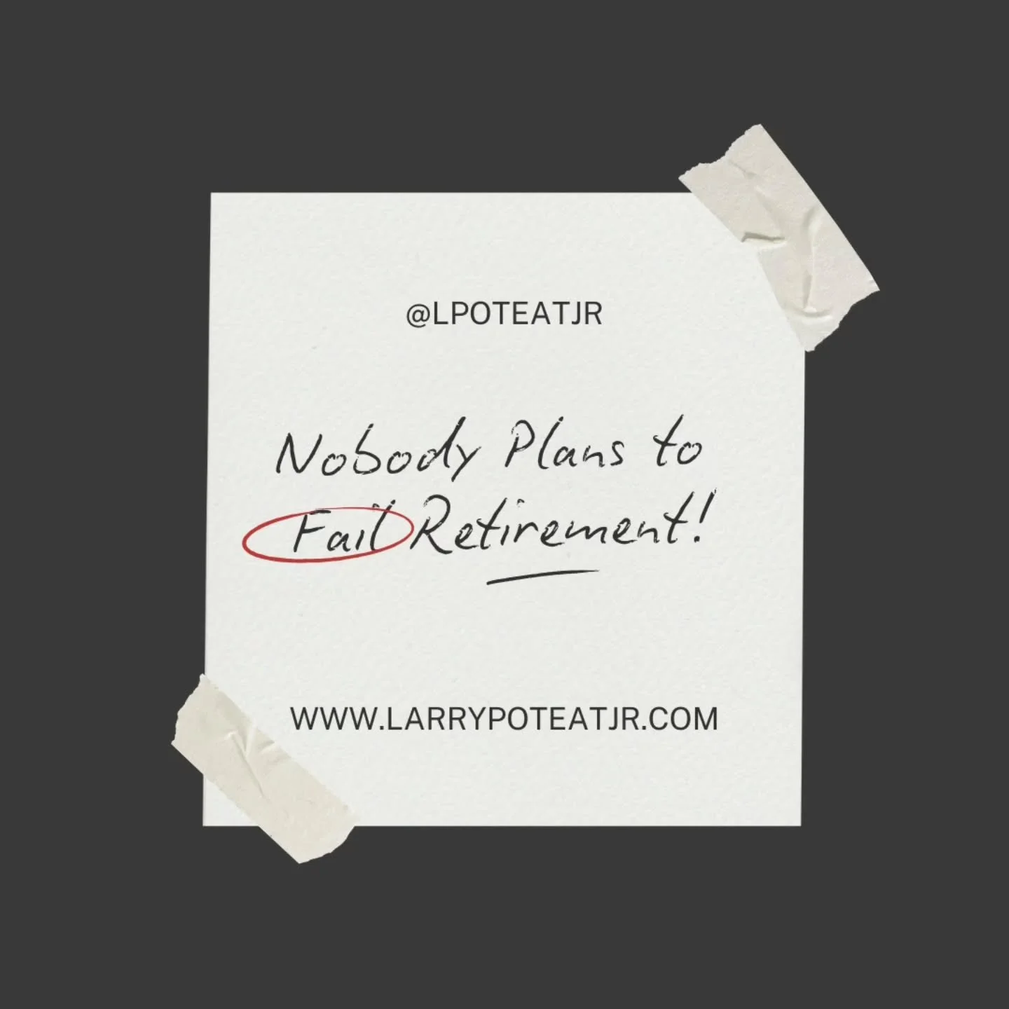 Most people don&rsquo;t fail retirement because they didn&rsquo;t save.

They fail because they never built an income strategy.

Saving money is step one.
Turning it into dependable income is step two.

Retirement isn&rsquo;t about having a number.
I