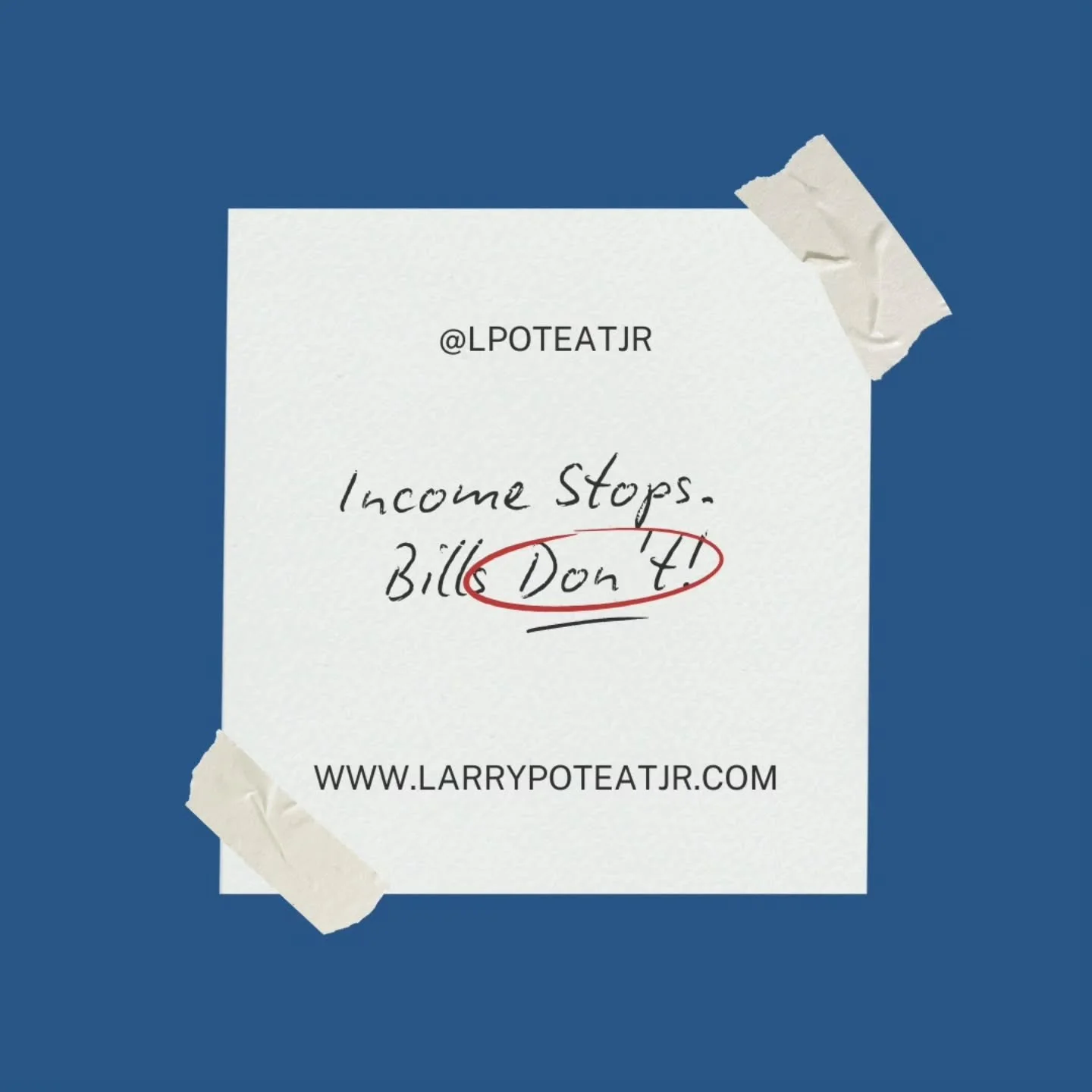 If your income stopped tomorrow, how long would everything keep running?

Mortgage.
Utilities.
Insurance.
Food.
Debt.

Income protection is one of the most overlooked parts of financial planning &mdash; especially for entrepreneurs and commission ear