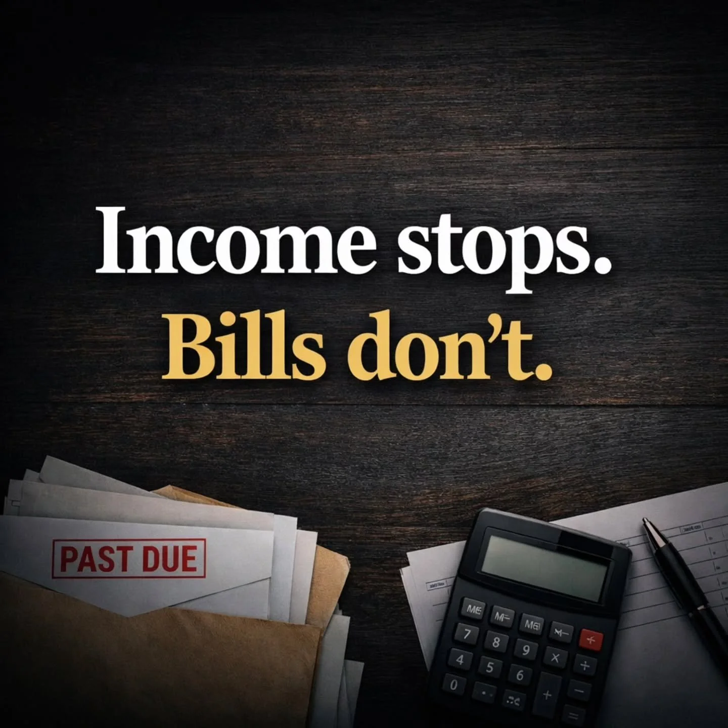 Retirement isn&rsquo;t about turning 65.

It&rsquo;s about having enough structured income to stop working &mdash; without fear.

If you don&rsquo;t know:
&bull; where your retirement income comes from
&bull; how taxes impact it
&bull; how long it wi
