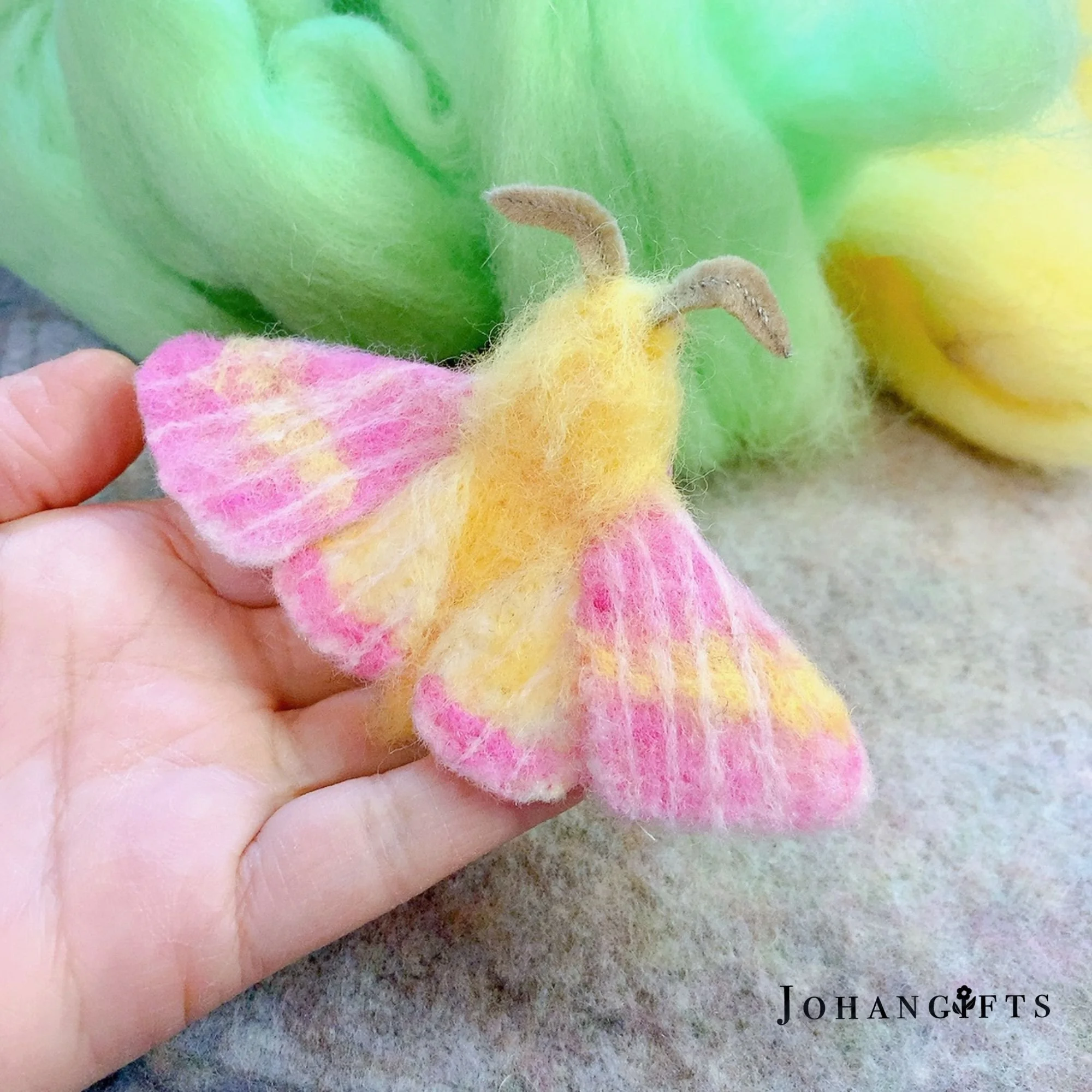 Rosey Maple Moth | 2024 | Sold
