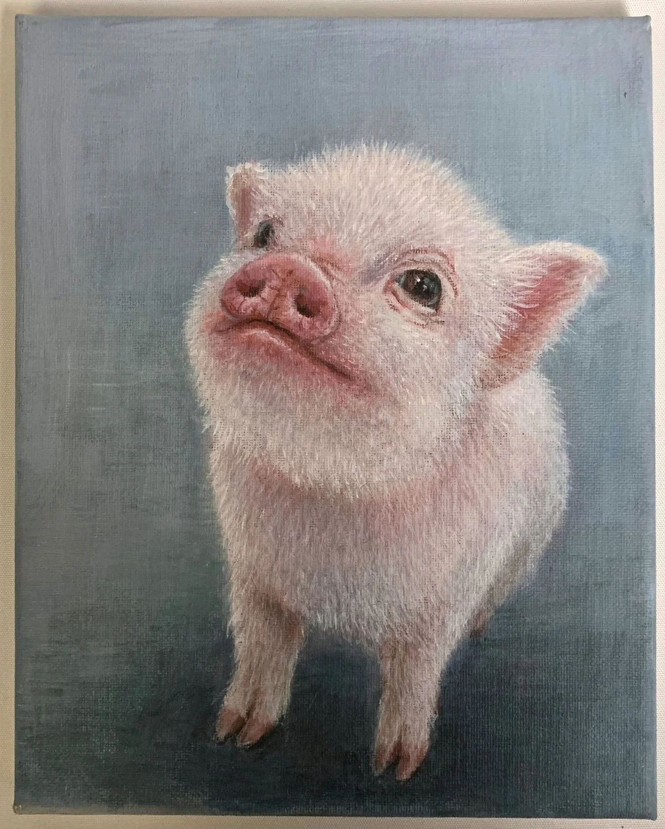 Piglet | Acrylic on Canvas | 8 × 10 in | 2026