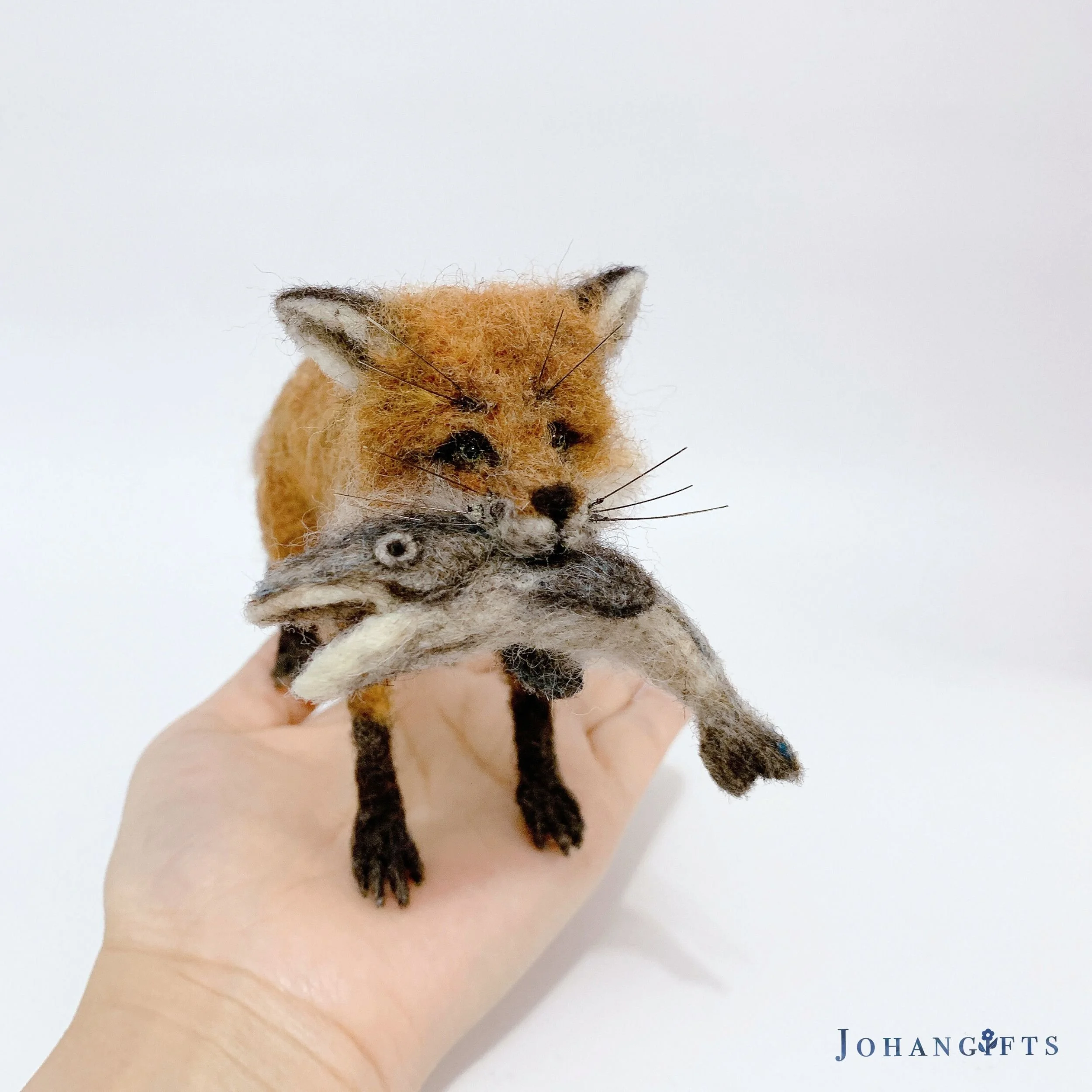 Red Fox & Fish | 2025 | Sold