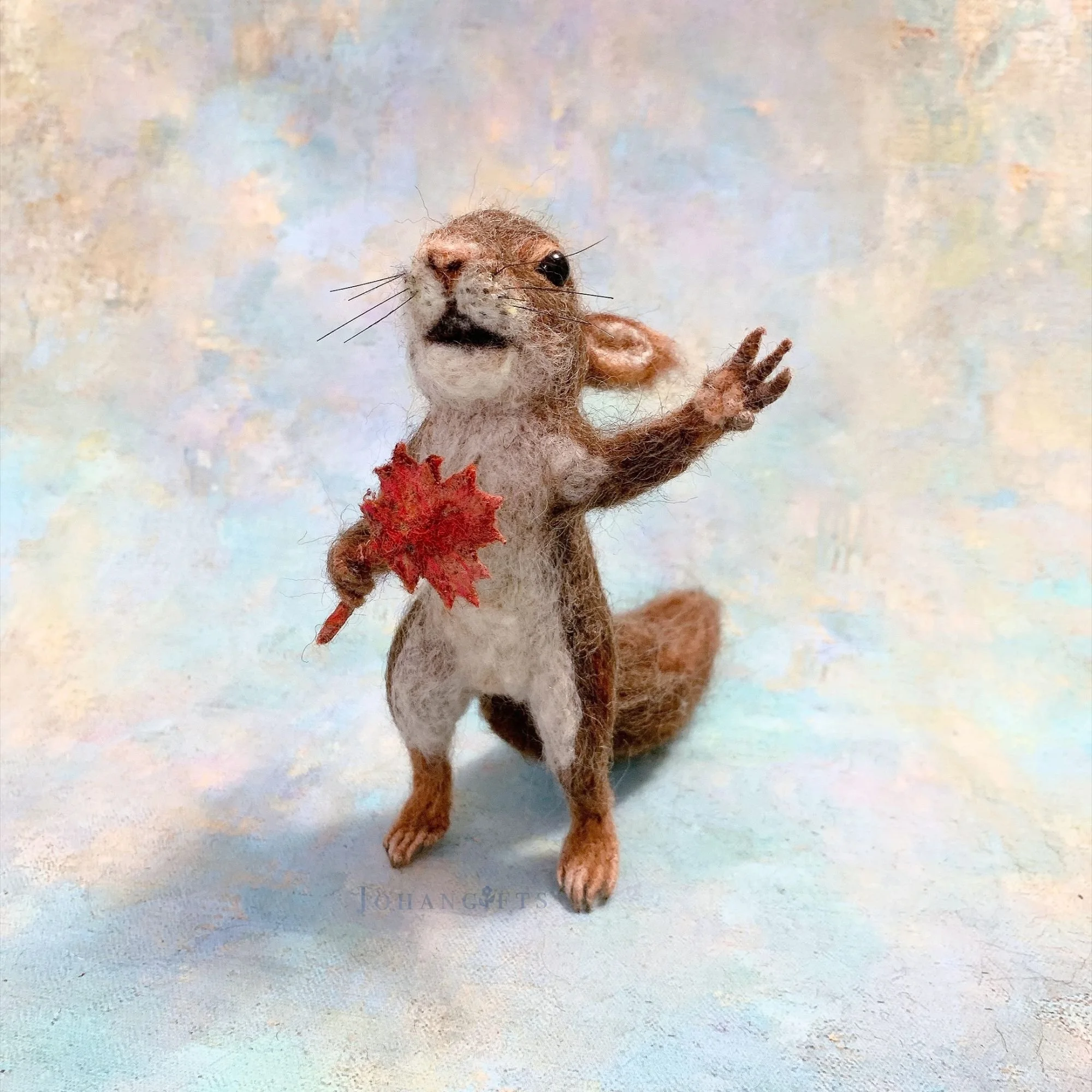 squirrel-maple-leaf-fibre-art-canadian-autumn.jpg