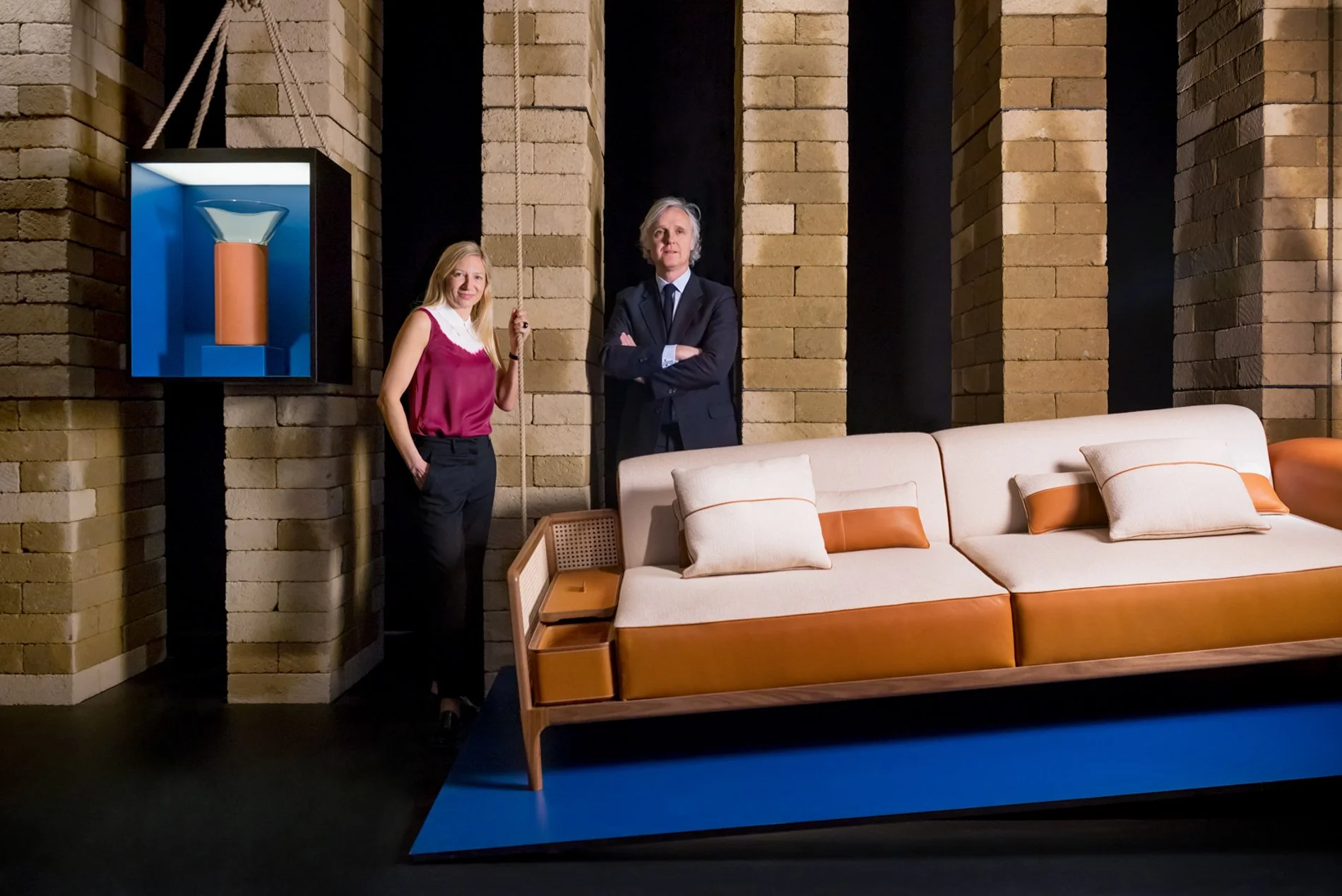 Charlotte Macaux-Perelman et Alexis Fabry chez Hermès pour ELLE DECOR Korea