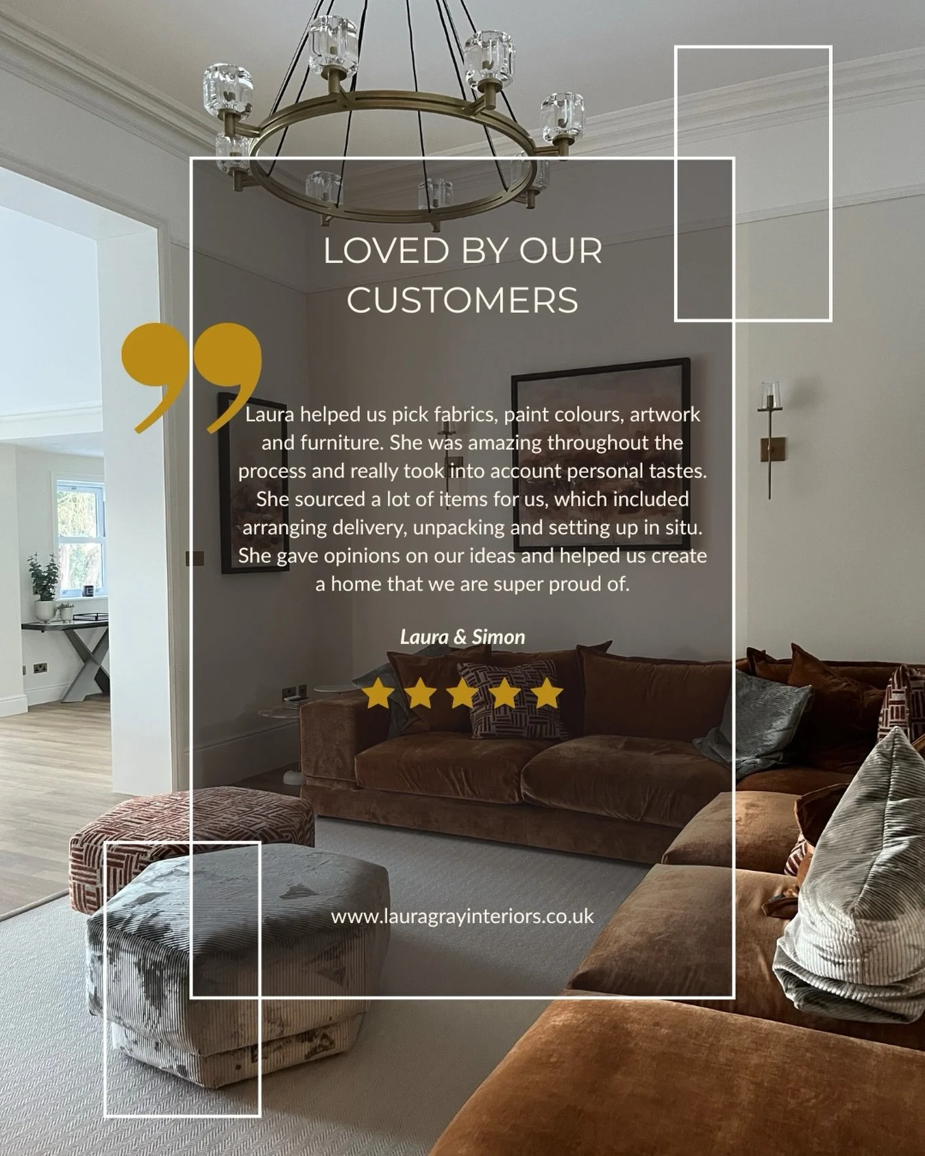 From fabric choices to final styling, every detail was carefully considered for this home.

Nothing beats feedback like this &mdash; thank you for trusting me with your space 🤍

#homestyling #interiordesign #nottinghaminteriorsesigner