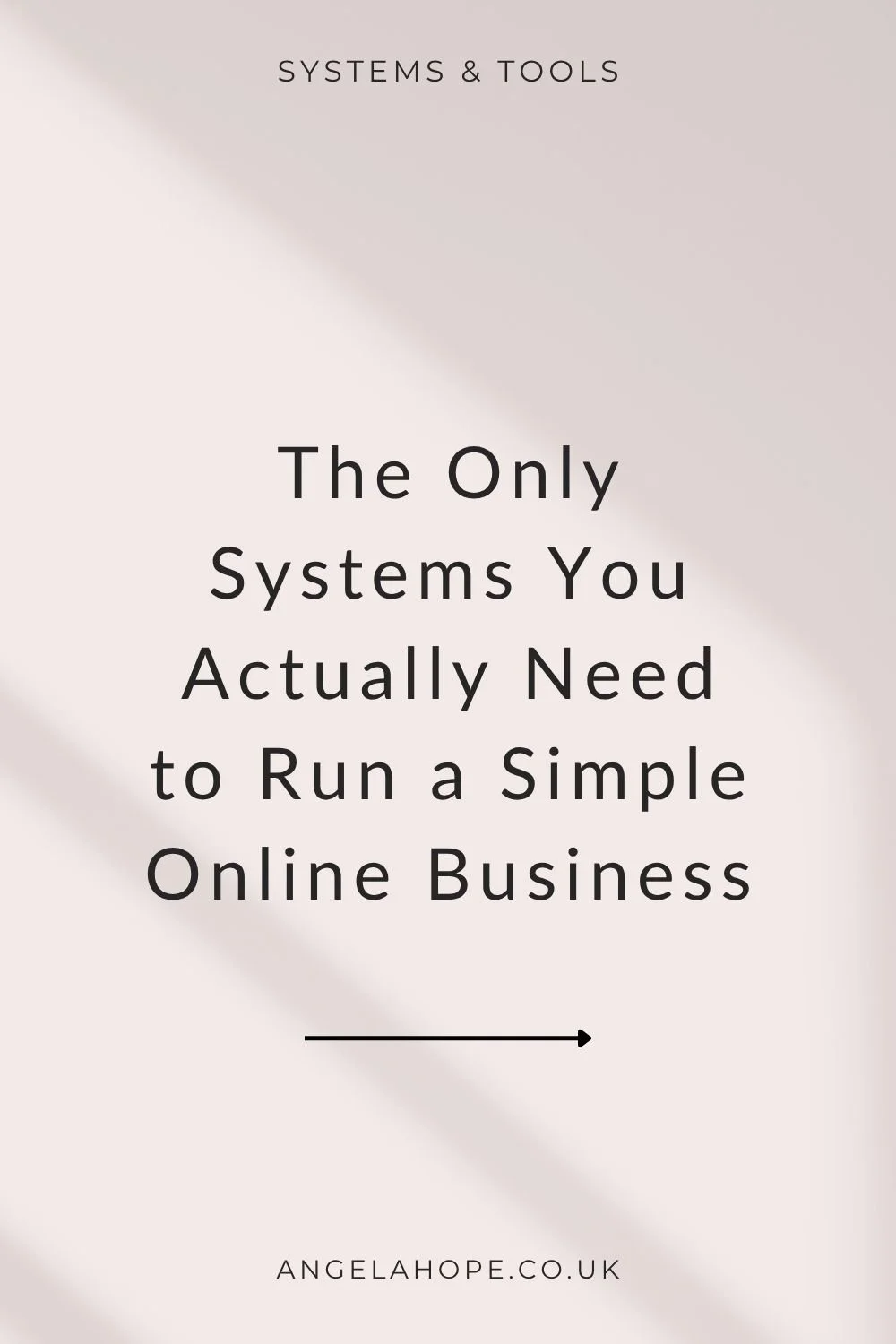 The Only Systems You Actually Need to Run a Simple Online Business