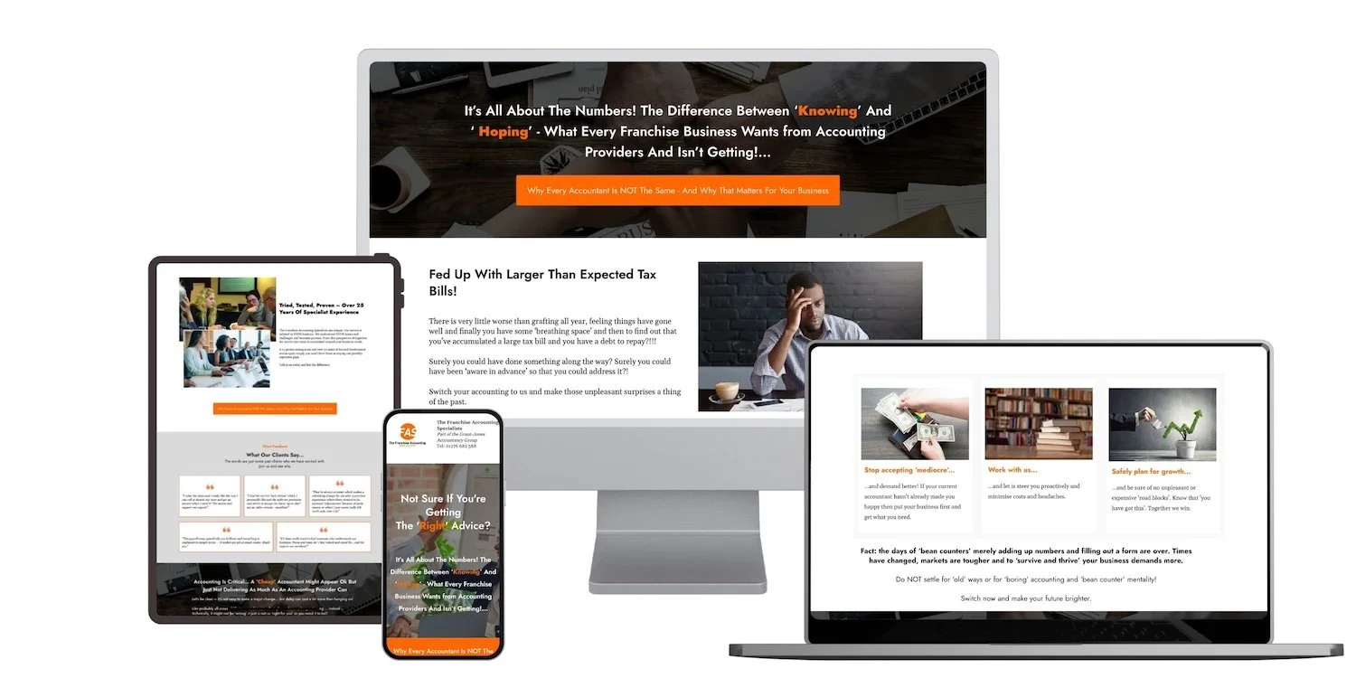 The Franchise Accounting Specialists - Squarespace Website and Systems VIP Day