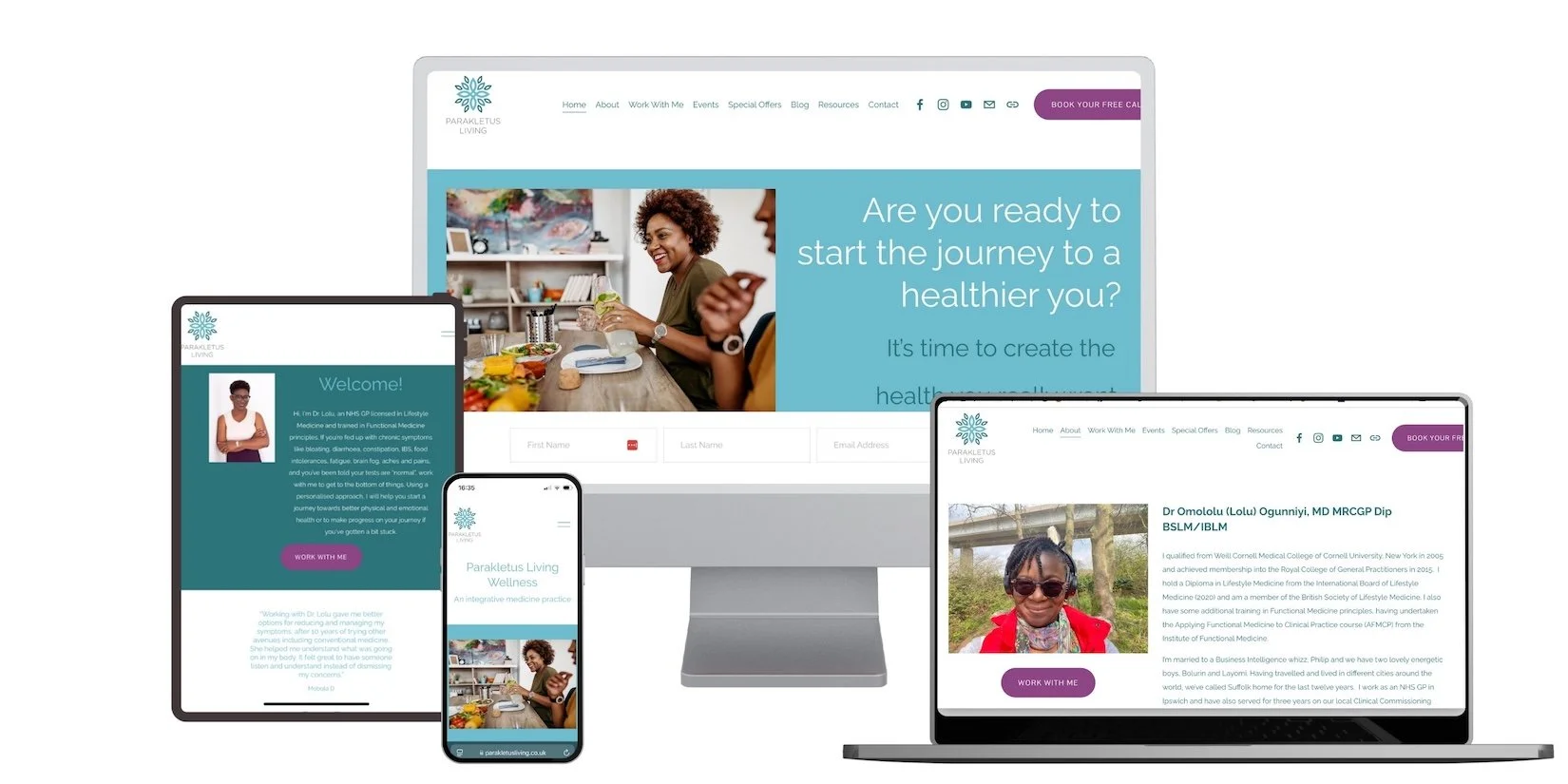 Parakletus Living - Squarespace Website and Systems VIP Day