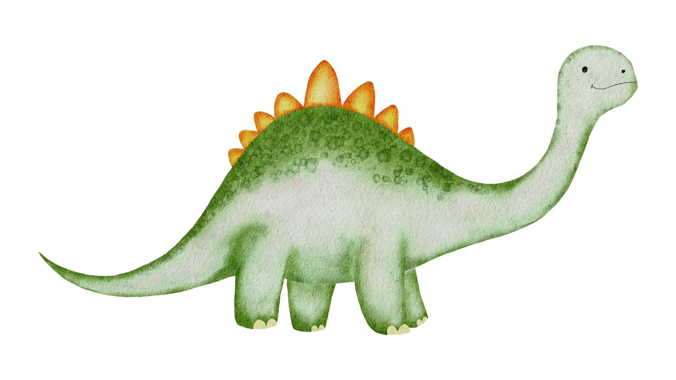 A drawing of a dinosaur representing simple tech setup