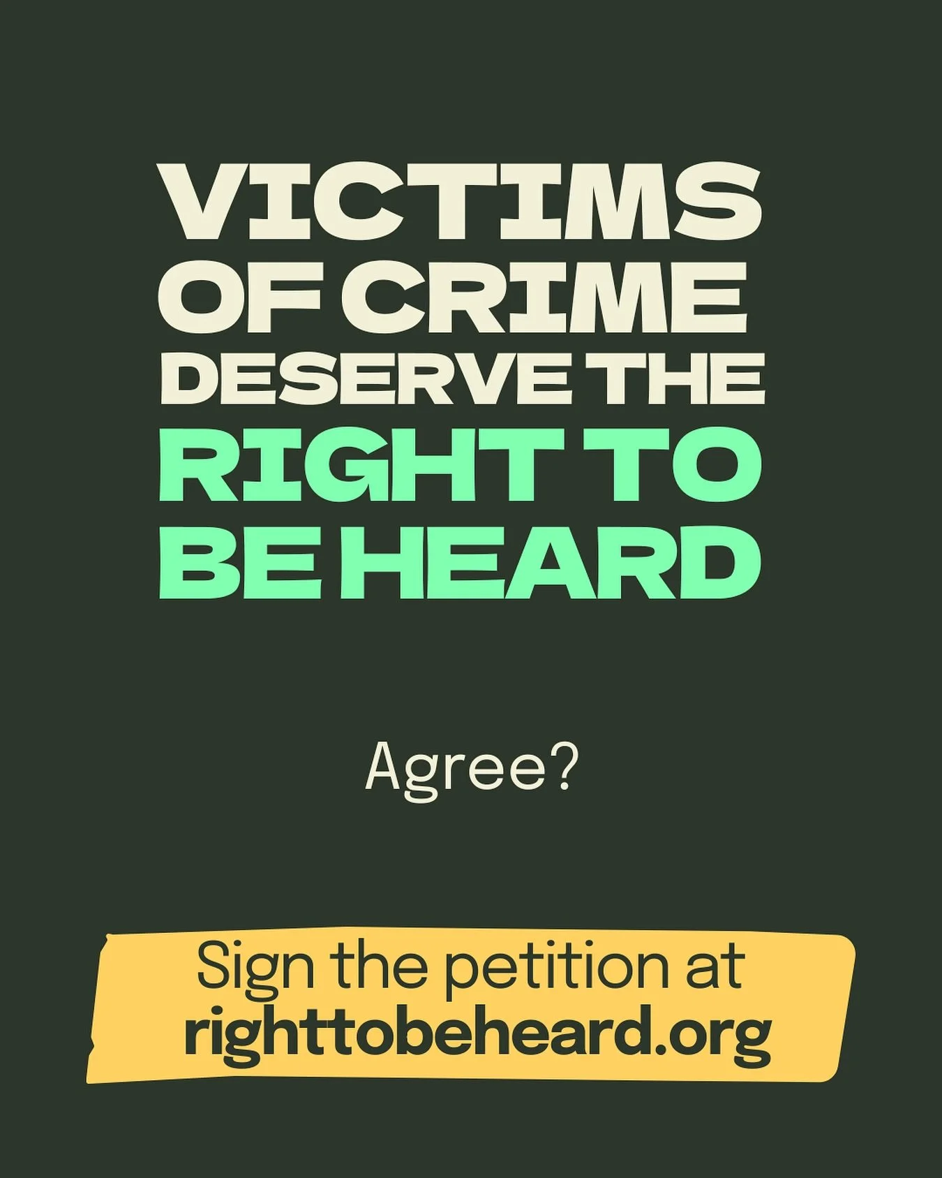 Every victim of crime deserves the right to be heard.

But right now, they&rsquo;re often unable to have their say or get questions answered. 

This needs to change.

Join our call with @whymeuk for all victims to have the right to explore Restorativ