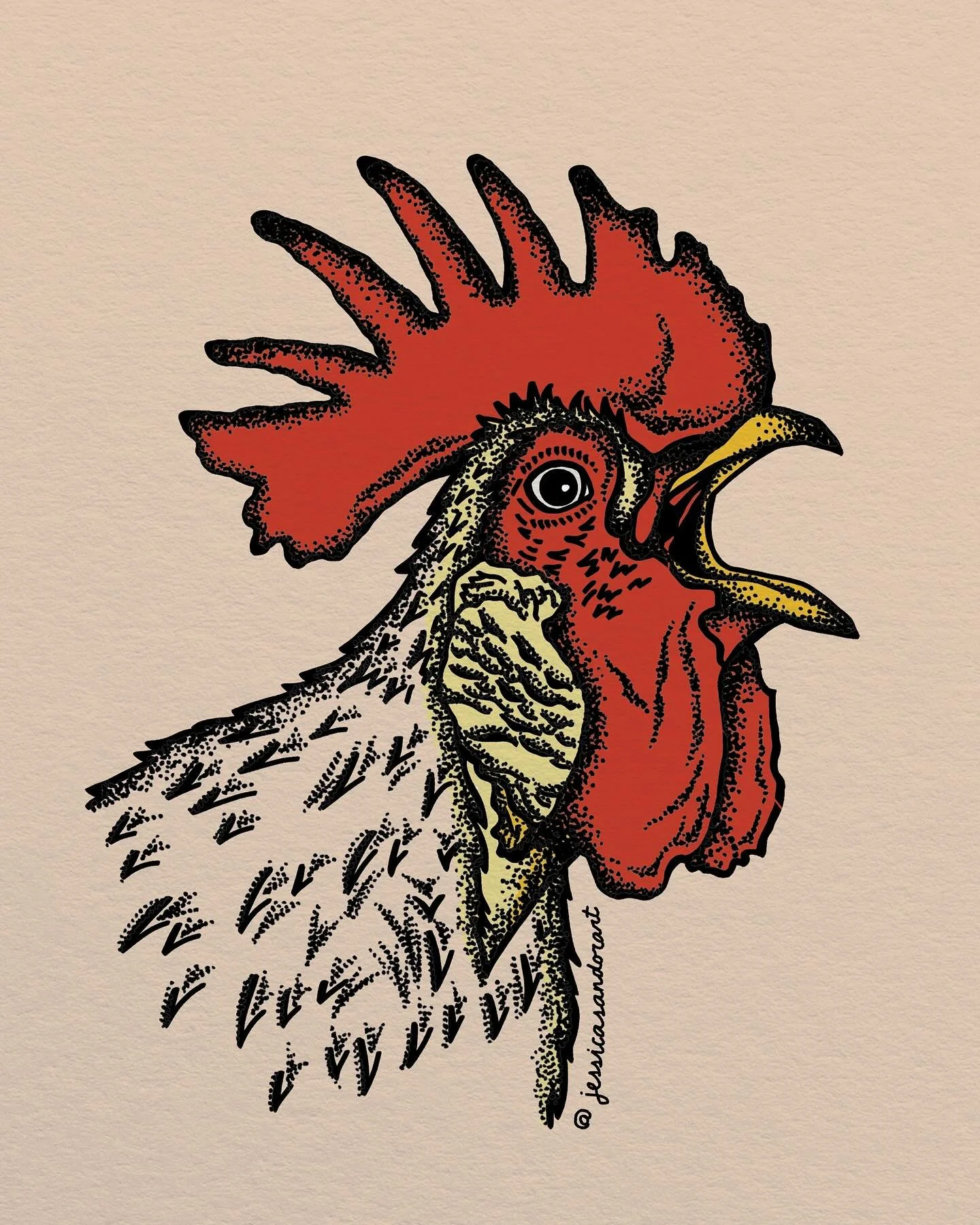 Getting started on illustration requests this week❤️🐓

This one is for @jenncavehampel :) Stay tuned for more drawings soon!!