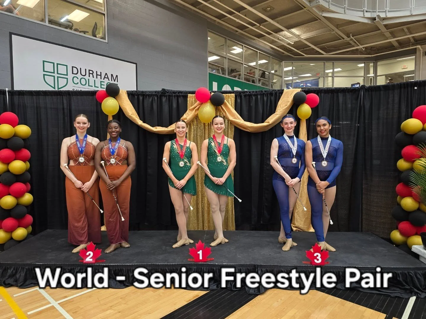 🇨🇦Canadian Team Trials Results 🇨🇦

✨WORLD - SENIOR FREESTYLE PAIR✨
🥇 - Miller/Quo (SOBG/NEW)

Congratulations to our athletes who have earned their spot on Team Canada 🍁 to compete at the @ibtf_batontwirling 2026 World Freestyle and Rhythmic tw