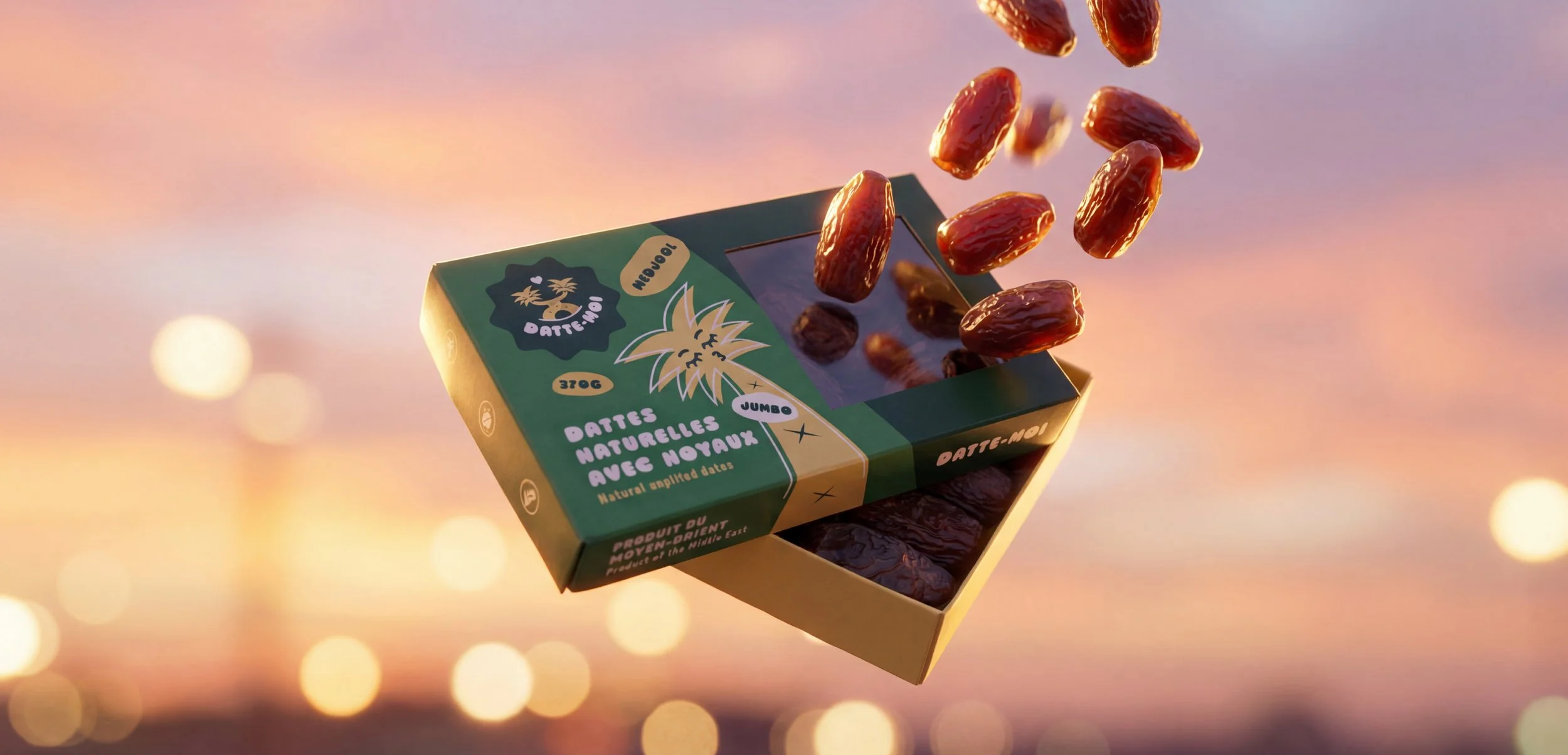 Datte-Moi - Brand Identity & Packaging