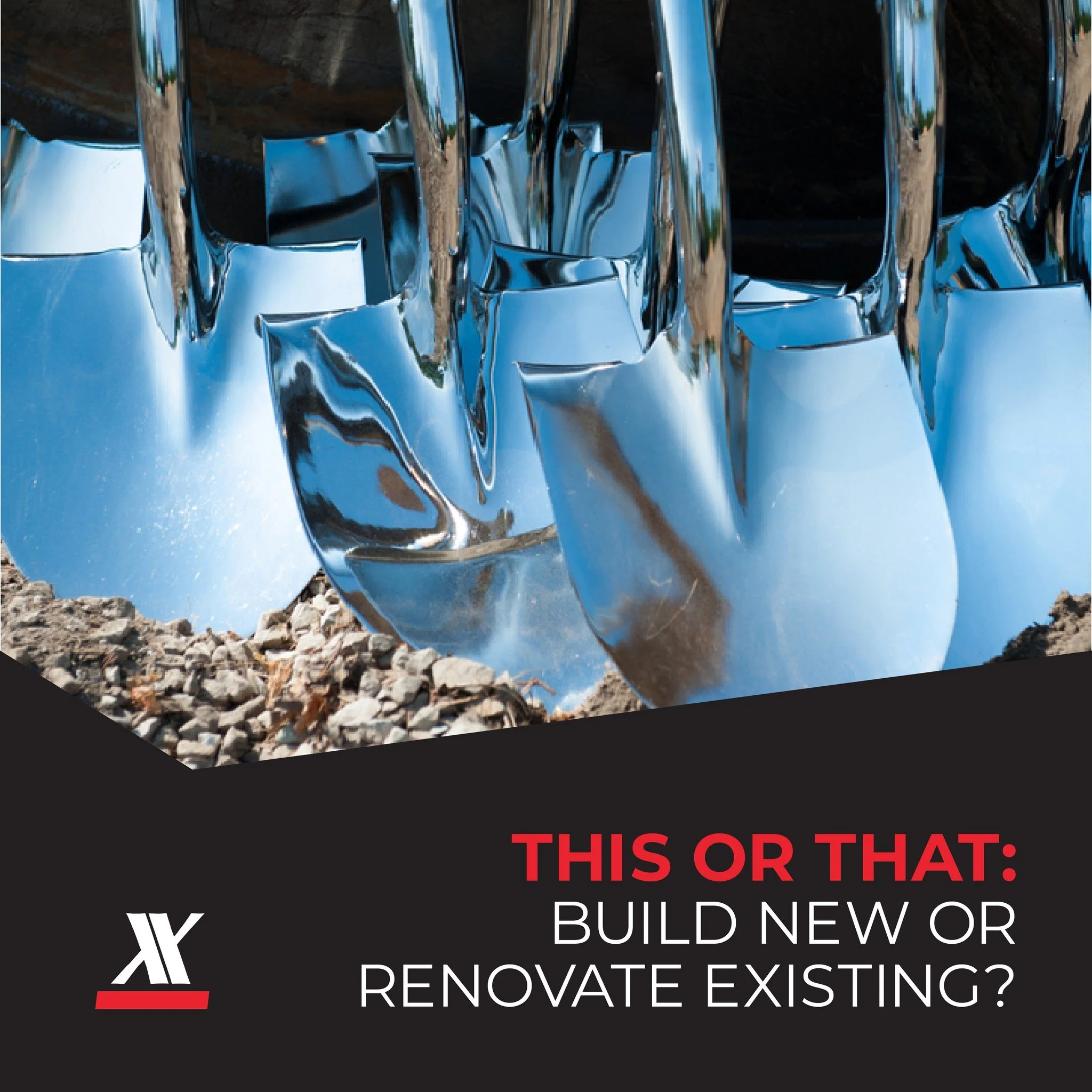 If you had to choose:

Build new or renovate existing?

It sounds simple, but the right answer isn&rsquo;t always obvious.
&bull; Building new gives you a clean slate and room to scale
&bull; Renovating can save time and reduce upfront costs

But the