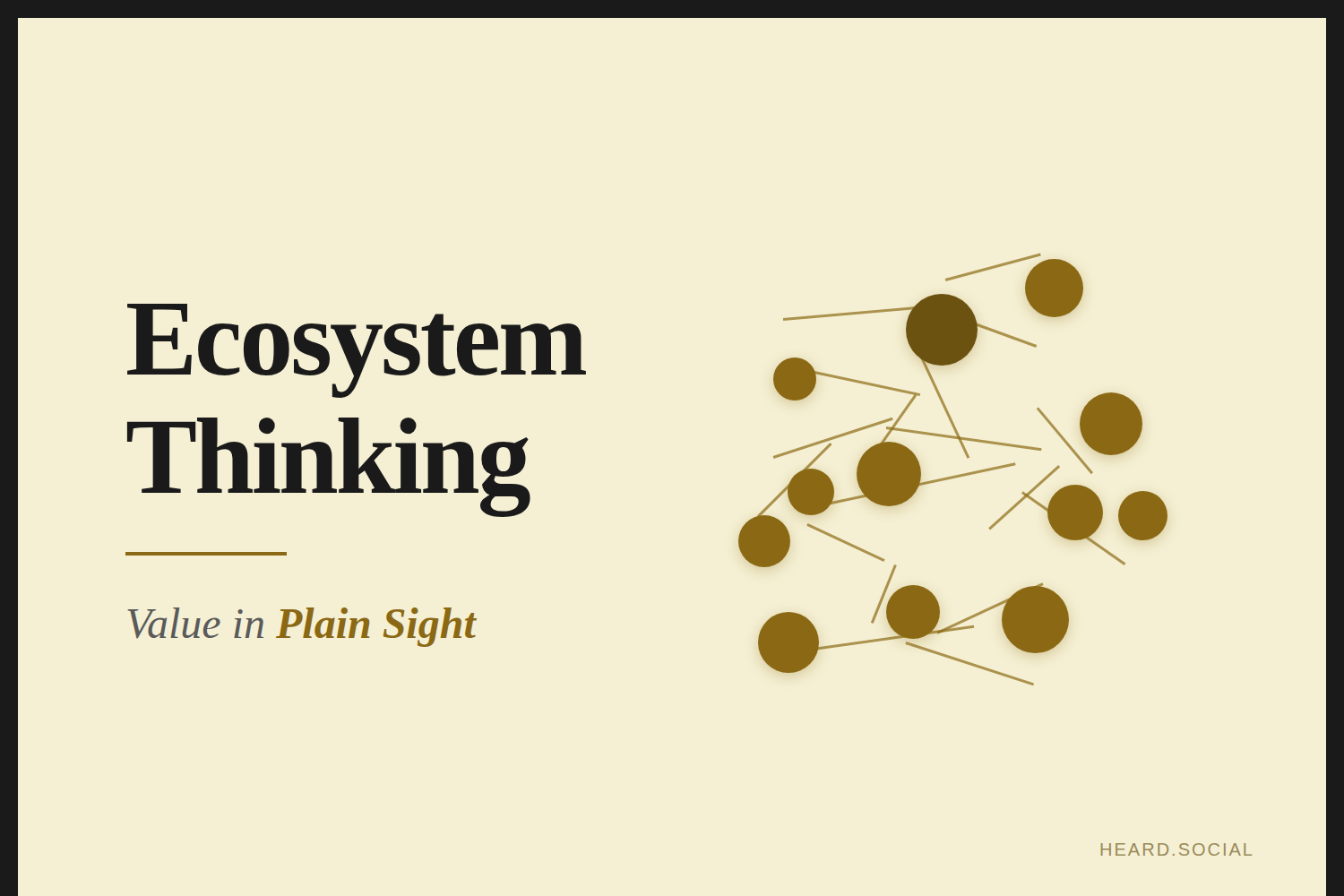 Ecosystem Thinking: Value in Plain Sight